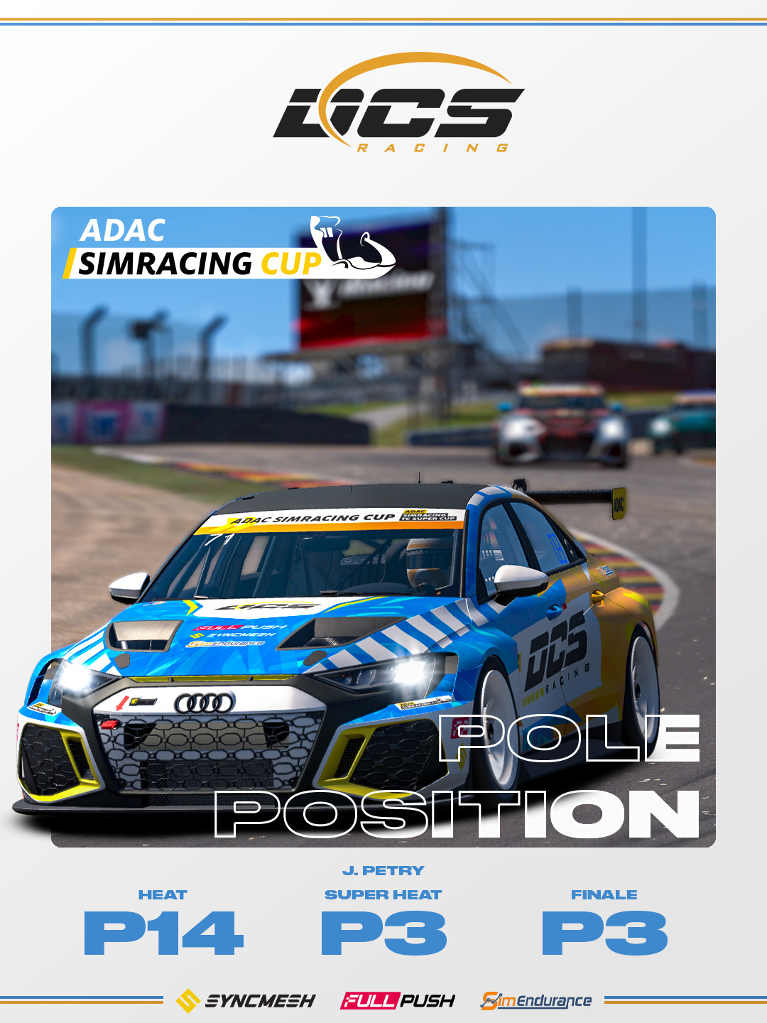 Championship P3!
After his best Qualifying this season, Jonathan had a rough start to the race and nearly saw his Championship Podium slip away, but he put all his best efforts into a strong recovery and managed to maintain his Championship P3 with two Podium finishes in the Super Heat and Finale!
#dcs #simracing #iracing #tcr #adactcsupercup