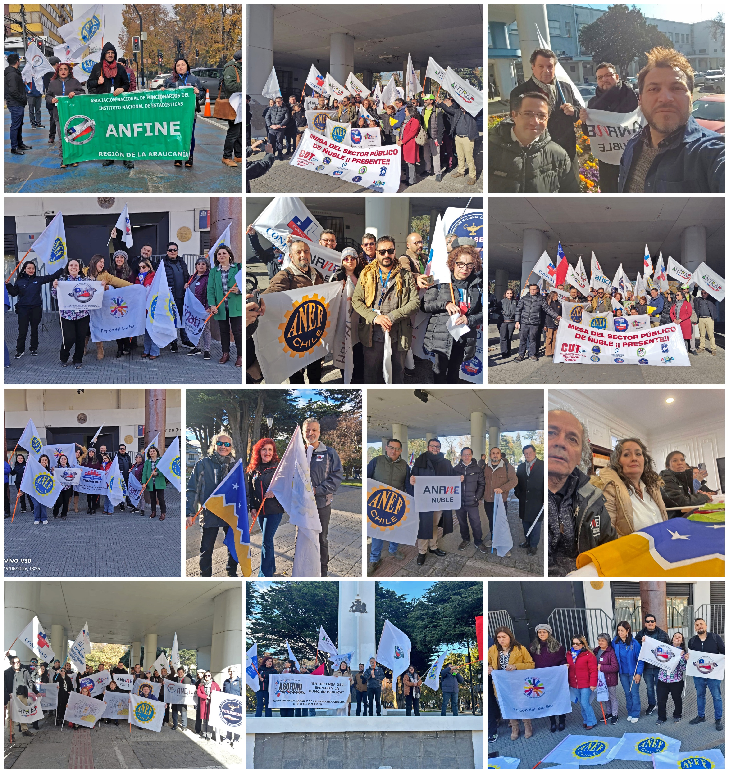 📣 ANFINE se moviliza en rechazo al proyecto de “Reconstrucción Nacional” en el Congreso Nacional en Valparaíso y en distintas Regiones
En el marco de la convocatoria realizada por la ANEF, la Mesa del Sector Público y la Central Unitaria de Trabajadores, ANFINE se movilizó este martes 19 de mayo 2026. Nuestros dirigentes y dirigentas a lo largo del país se desplegaron para expresar su rechazo al denominado proyecto de ley de “Reconstrucción Nacional”.
📍 Revisa la nota, imágenes y comunicado aquí 👉 www.anfine.cl/post/anfine-se-moviliza-rechazo-proyecto-reconstruccion-nacional
#ANFINE #ANEF #DefensaFunciónPública #NoAlPlanDeReconstrucción #DerechosSociales #ReducciónFiscal #RecortesPresupuestarios