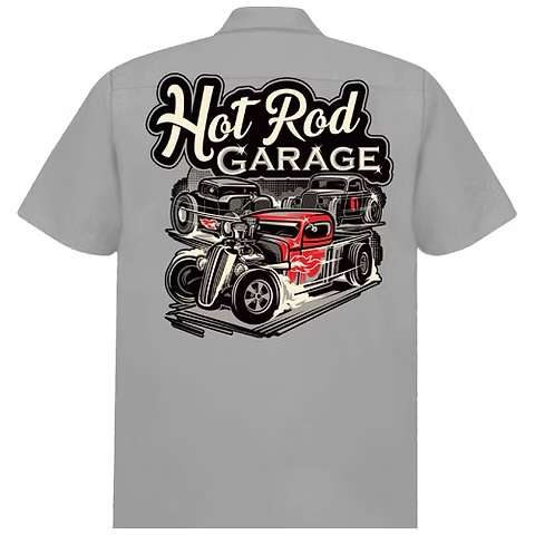 Built for the garage. Ready for the streets. 🔧🔥
The Hot Rod Garage Workshirt is the ultimate blend of vintage hot rod style and all day durability.
Made from a tough yet comfortable 60/40 cotton poly blend, it’s perfect for the workshop, cruising to car shows , or turning heads anywhere you go.
✔ Durable workwear construction
✔ Dual button-down chest pockets
✔ Bold full colour Hot Rod Garage back print
Whether you live for classic cars, rockabilly culture, or old-school garage attitude, this shirt belongs in your lineup.
Minimum sizes left, note shirts are a very generous size.
#hotrodlife #hotrodder #mensshirt