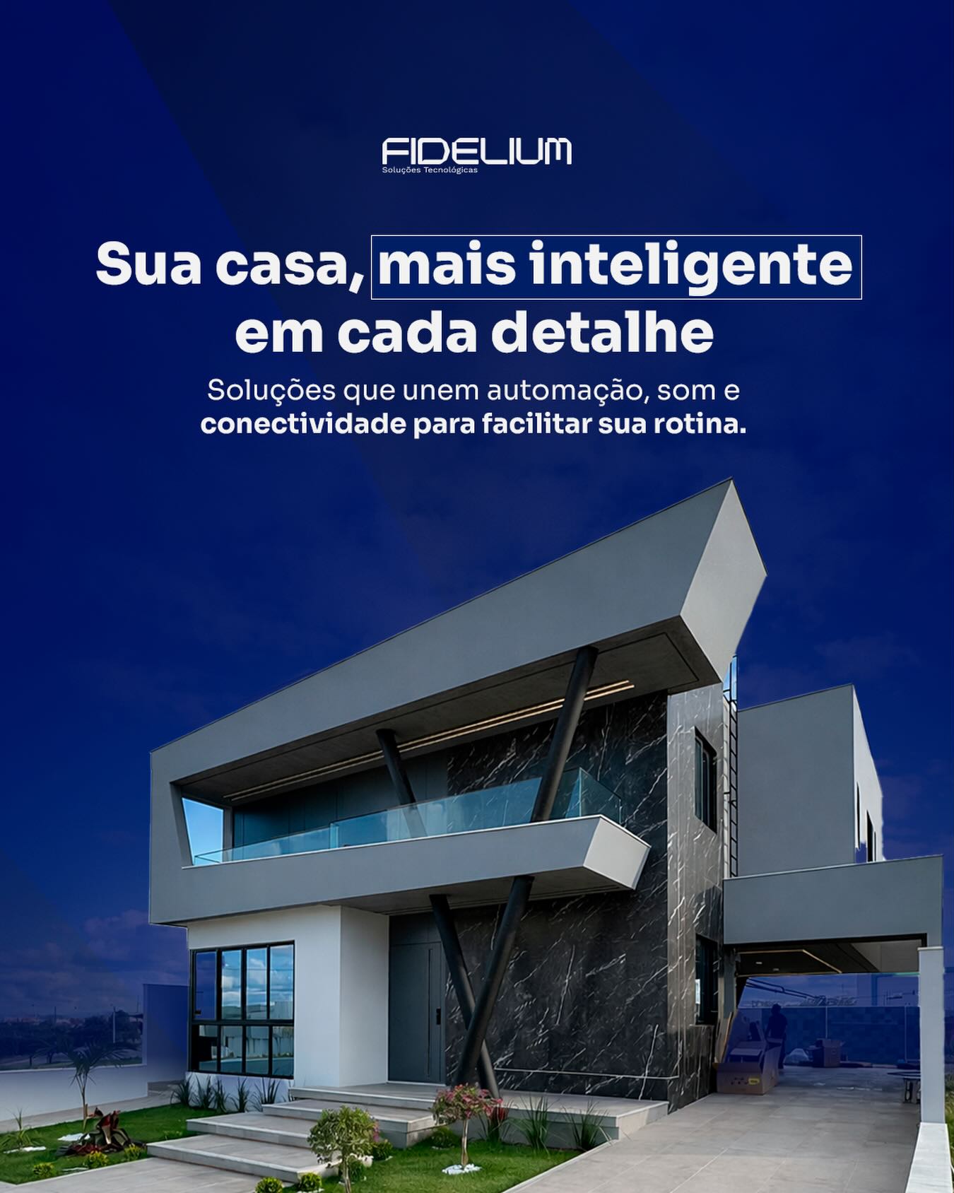 Projetos residenciais de alto padrão, desenvolvidos para unir tecnologia, conforto e sofisticação em cada detalhe. ✨
Com a Fidelium, sua casa se transforma em um ambiente inteligente, moderno e totalmente personalizado para sua rotina. Automação, sonorização, segurança, iluminação e experiências pensadas para elevar o nível do seu espaço.
Solicite seu orçamento!