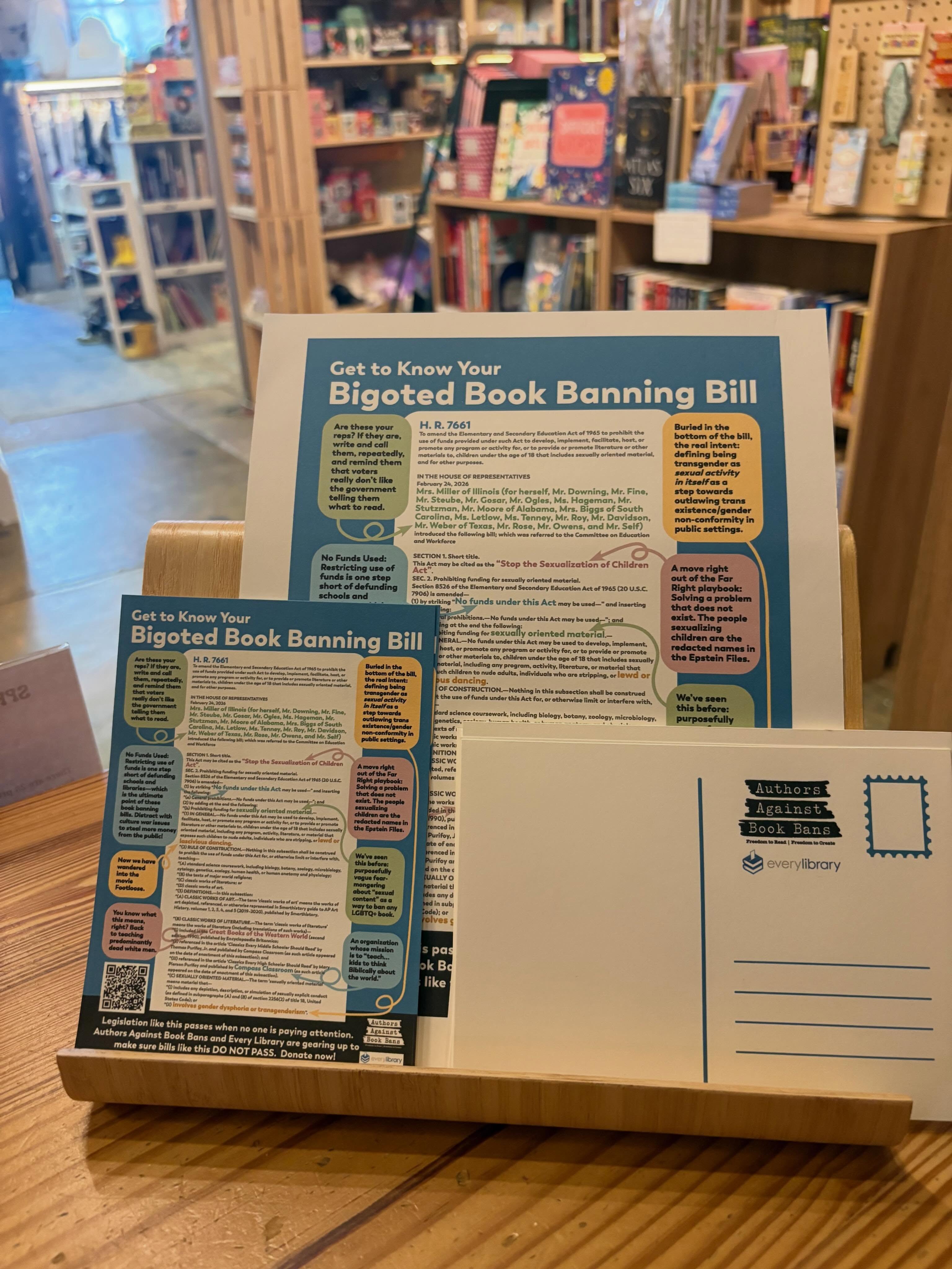 We are open special hours the election day, 10-5. We have drop in crafts at 11 and 3, storytime at 10 and all day drop in and send a postcard to your Rep to ask them to stop the federal book ban! More details at our link in bio.