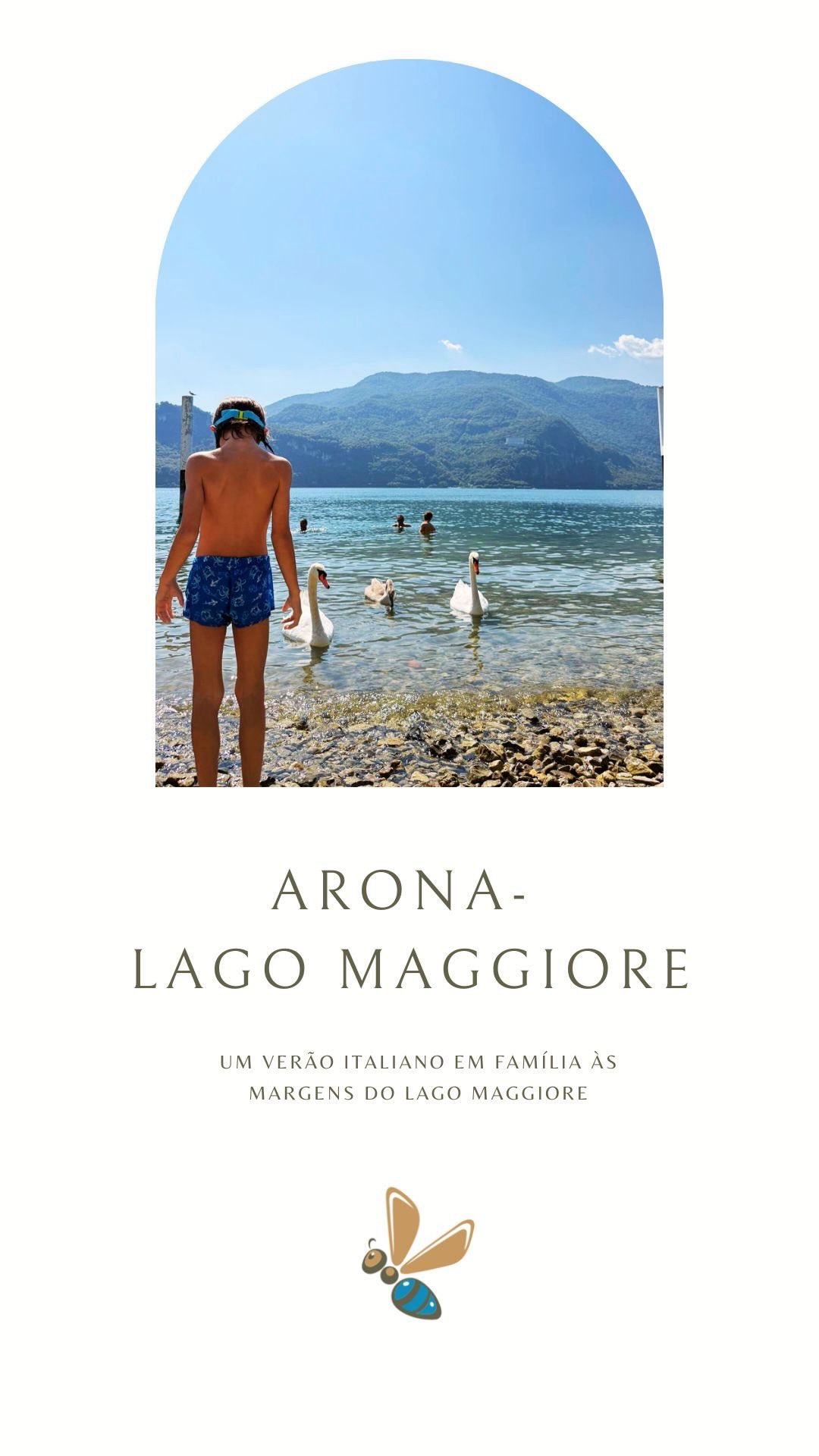 De Milan,
chegamos de carro a Arona.
Uma viagem de aproximadamente uma hora.
A cidade, às margens do Lago Maggiore,
é encantadora.
E o que dizer das construções coloridas de pedra
refletidas às margens do lago?
Não há adjetivo mais apropriado
que charmosa.
Há feirinhas, bares,
vielas e escadarias
que recontam histórias
entre uma esquina e outra.
Atravessamos de barco
para o outro lado do lago
e chegamos a Angera.
Ali, nos apaixonamos
pela praia de pedras
banhada pelo lago.
É gelado, é verdade.
Mas, no calor do verão europeu,
agradece-se a água mais fresca.
Há águas calmas,
sol,
praia de pedras
e cisnes
que se juntam a nós.
A delicadeza do verão na Lombardia
traz surpresas e graças
que até a natureza parece apreciar.
Sejam bem-vindos
ao verão do norte italiano.
Fale com a pequenos: viajar@pequenosexploradores.com.br