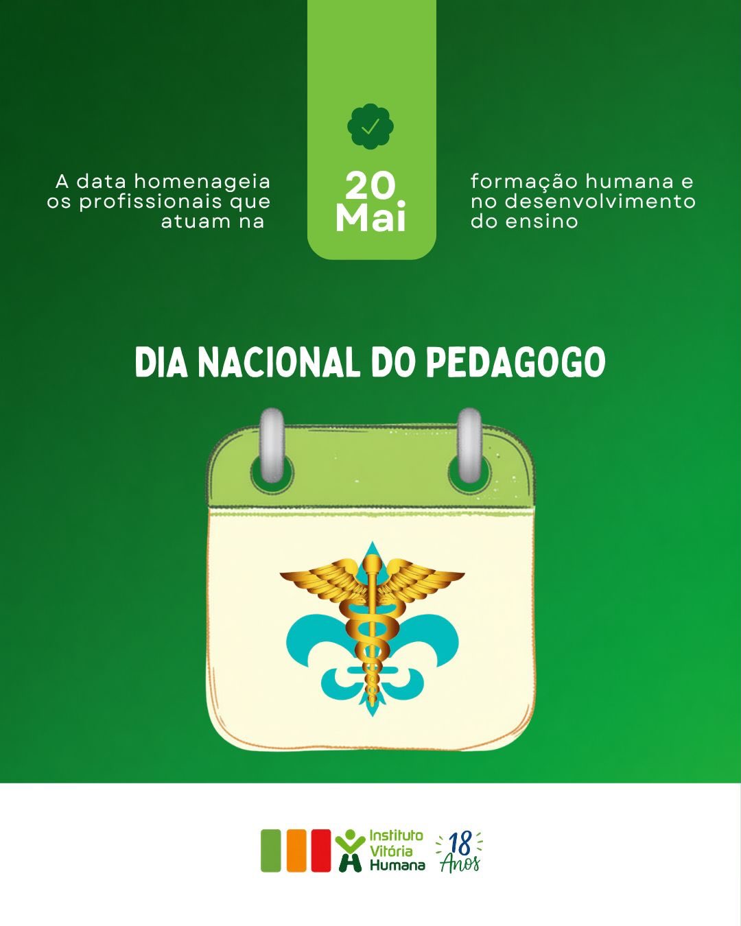 No Dia do Pedagogo, homenageamos profissionais que transformam educação em acolhimento, cuidado em aprendizado e oportunidades em novos caminhos.
São profissionais que atuam diariamente com sensibilidade, dedicação e compromisso, contribuindo para o desenvolvimento educacional, emocional e social de crianças e adolescentes.
No Instituto Vitória Humana, o pedagogo exerce um papel fundamental no acompanhamento escolar, na construção de rotinas educativas, no fortalecimento da autoestima e na promoção de um ambiente acolhedor e humanizado. Seu trabalho também contribui para garantir o acesso à educação, o desenvolvimento integral e a valorização das potencialidades de cada acolhido.
Nosso reconhecimento e gratidão a todos os pedagogos que fazem da educação uma ferramenta de cuidado, proteção e transformação de vidas.
#diadopedagogo #garantiadedireitos #eca #institutovitoriahumana #ivh