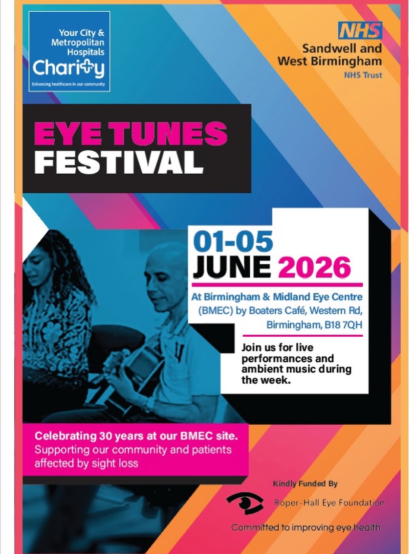 Come join us at BMEC during the week of 1-5th June 2026 for some live music performances.
Well done to @eyedocchannie for organising this!
#music #bmec #roperhall #ophthalmology #eyedoctorchng