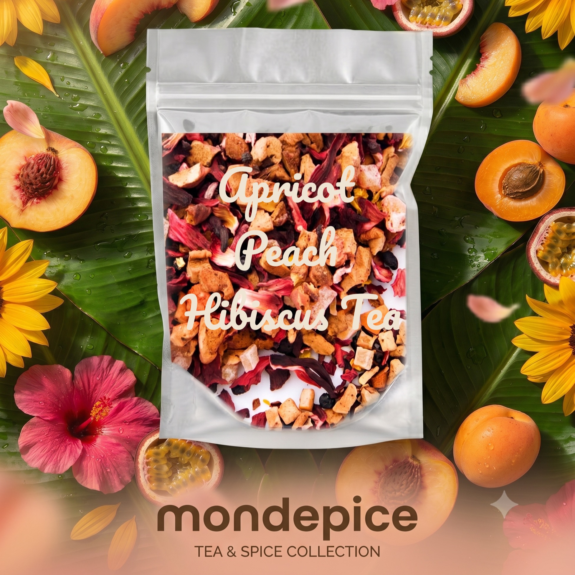 Hot outside? Your drink should taste like summer 🍑☀️
Our Apricot Peach Hibiscus Tea is fruity, refreshing, naturally caffeine-free, and PERFECT over ice.
Made with hibiscus, peach, apricot, elderberries & sunflower petals.
Cold brew it. Add fresh peach slices. Pour over ice. Repeat all summer. 🧊🌺
Shop now: Mondepice Apricot Peach Hibiscus Tea