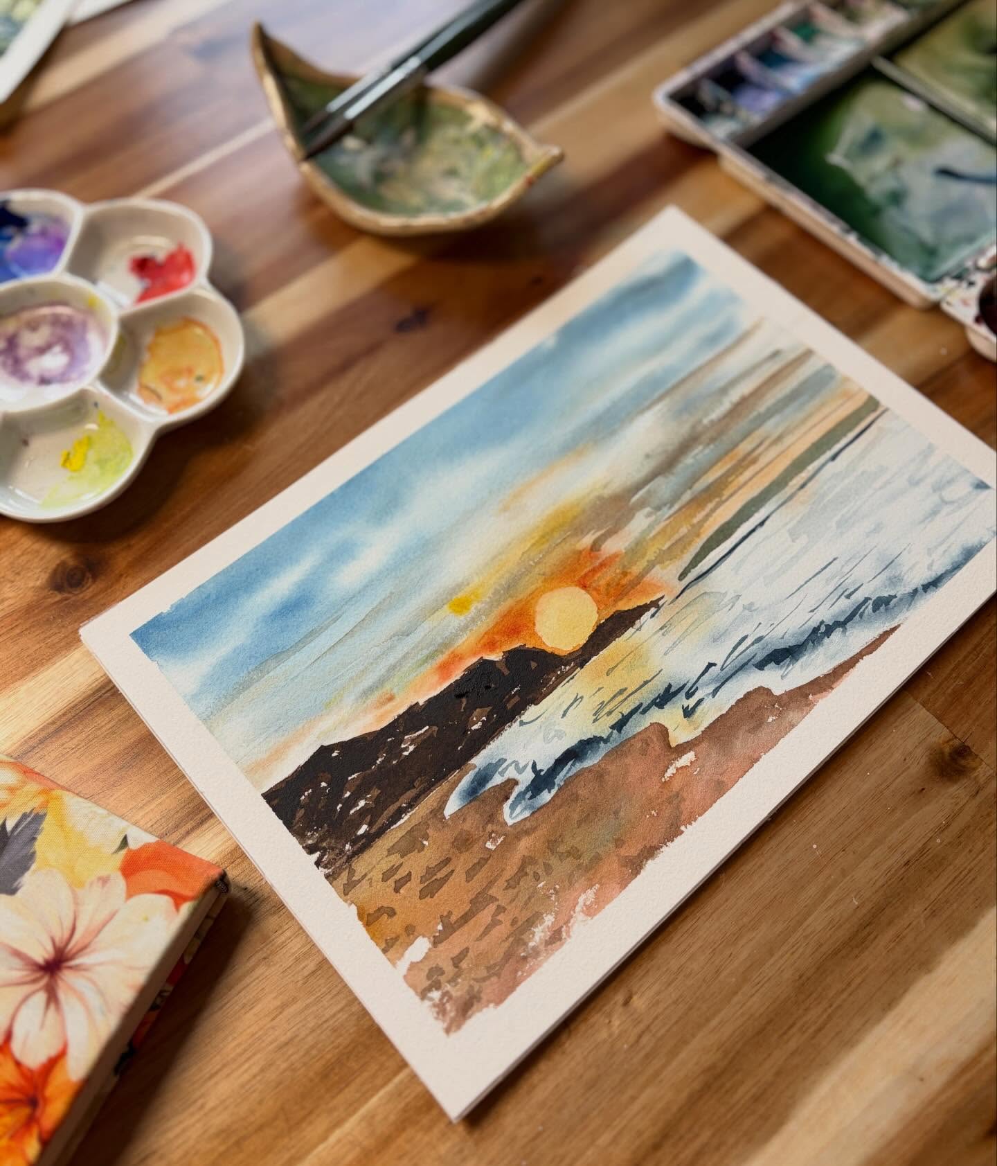 A classic Aussie sunset captured at the beach. I love the earthy, grounded feeling that emerged in this painting. One of the things I love most about painting landscapes intuitively in watercolour is that most of the time, I truly don’t know what will unfold on the paper. And yet somehow, more often than not, something beautiful reveals itself in the process.
That’s the magic I want to share with you. ✨
In Where Water Meets Land, I’ll guide you step-by-step into painting expressive, soulful landscapes in watercolour — even if you’ve never painted a landscape before in your life.
Doors open soon! Join the waitlist via the link in bio for early access + a special discount.
#watercolourlandscape #landscapepainting #watercolourartist #creativeprocess #intuitivepainting