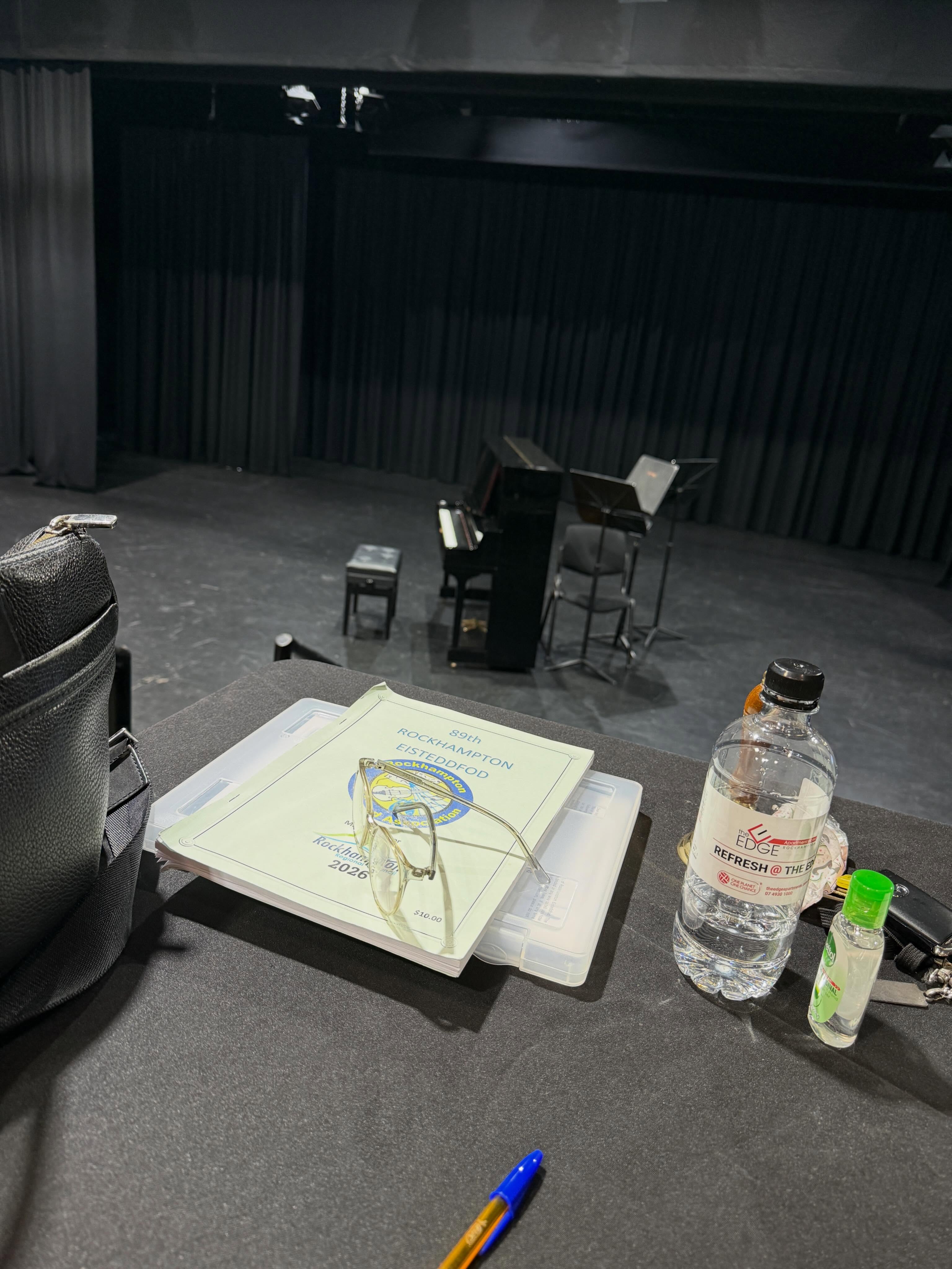 …scenes from a table. Part one of instrumental concludes tonight. I have adjudicated wonderful woodwinds, brassy brass, and a hint of percussion…plus strings! Tomorrow, the piano begins! So much talent here in Rocky! #supportthearts #rockyeisteddfod #music #whatsonqld #rockhampton