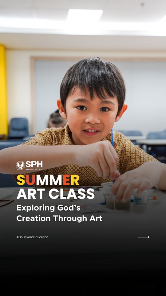 Let your little one explore, create, and discover the beauty of Godβs creation through art this summer π¨πΏ
At the SPH Summer Kindy Art Program, children ages 4β5 will enjoy hands-on activities filled with painting, clay work, textures, colors, and nature-inspired crafts in a warm and playful environment β¨
Guided by caring teachers, every activity is thoughtfully designed to help children express their imagination while building confidence and fine motor skills.
π€ In partnership with Wimpy Craftstore
π Secure our 20% Early Bird offer until 31 May
ππ» Spots are limited! Secure yours now at sph.edu/summer/product-category/kemang-village/ (link in bio)