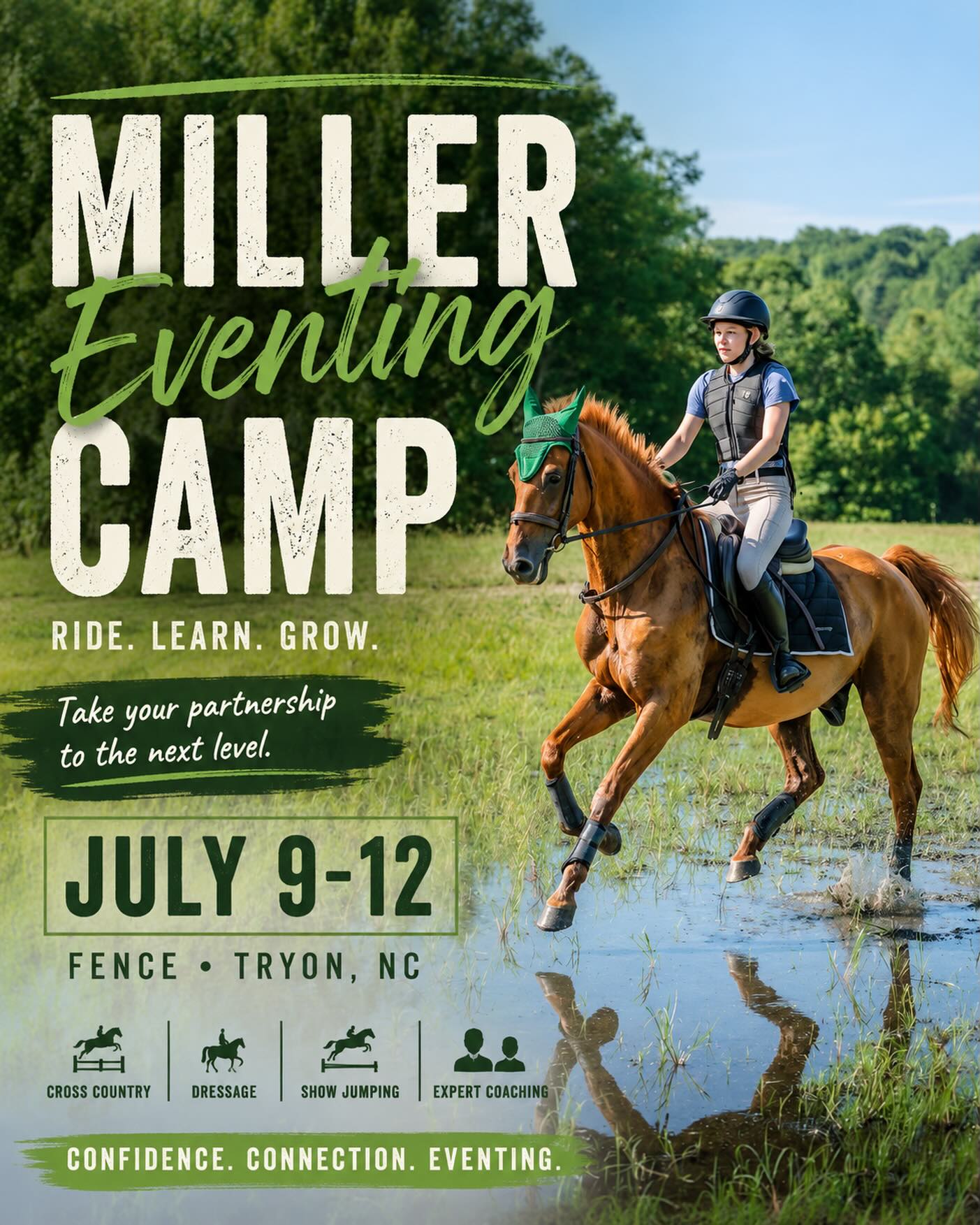 We are 50 days away from our annual Miller Eventing Summer Event Camp!! We have a few spots left and can’t wait to have you!! https://www.millereventing.com/event-details/miller-eventing-summer-camp #millereventing #millereventcamp2026⛺️🐎