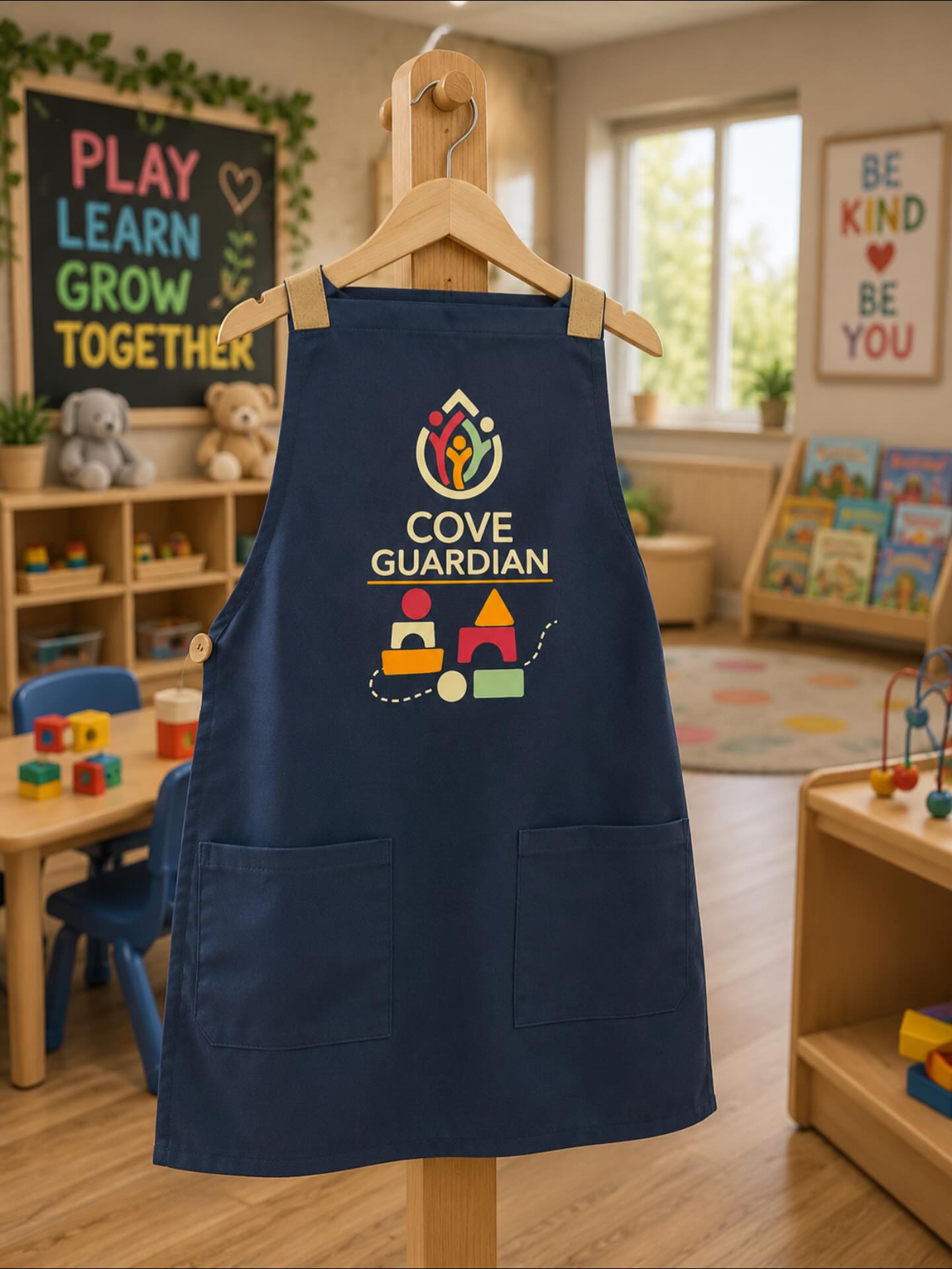 Bright colors, happy classrooms, and custom prints made to last ✨🧸
From daycare smocks to staff apparel, Ovation helps your team look as welcoming as the space you create every day. 💙 #ScreenPrinting #DaycareStyle #OvationDance