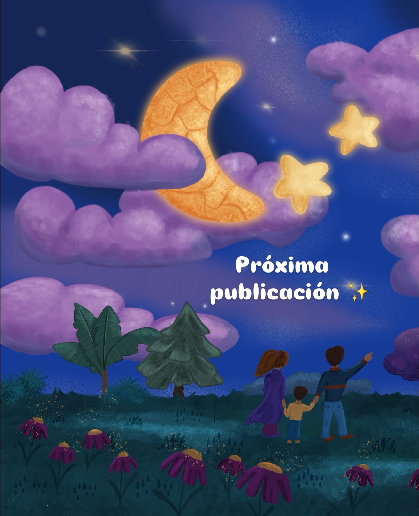 ✨A veces basta con alzar la mirada para recordar que los vínculos más profundos siguen brillando ✨
Una historia delicada que habla de amor, presencia y conexiones.
🛍️Escrita por @estefaniasalim e ilustrada por mí @medilludesign estará disponible a partir de junio en librerías físicas y en la web de @babidibulibros
✨Sometimes all it takes is looking up to remember that the deepest bonds keep shining ✨
A delicate story about love, presence, and connection.
Written by Estefania and illustrated by me, it will be available from June in bookstores and on the website of Babidi-Bú.
#literaturainfantil #cuentosconalma #albumilustrado #medilludesign #babidibúlibros
