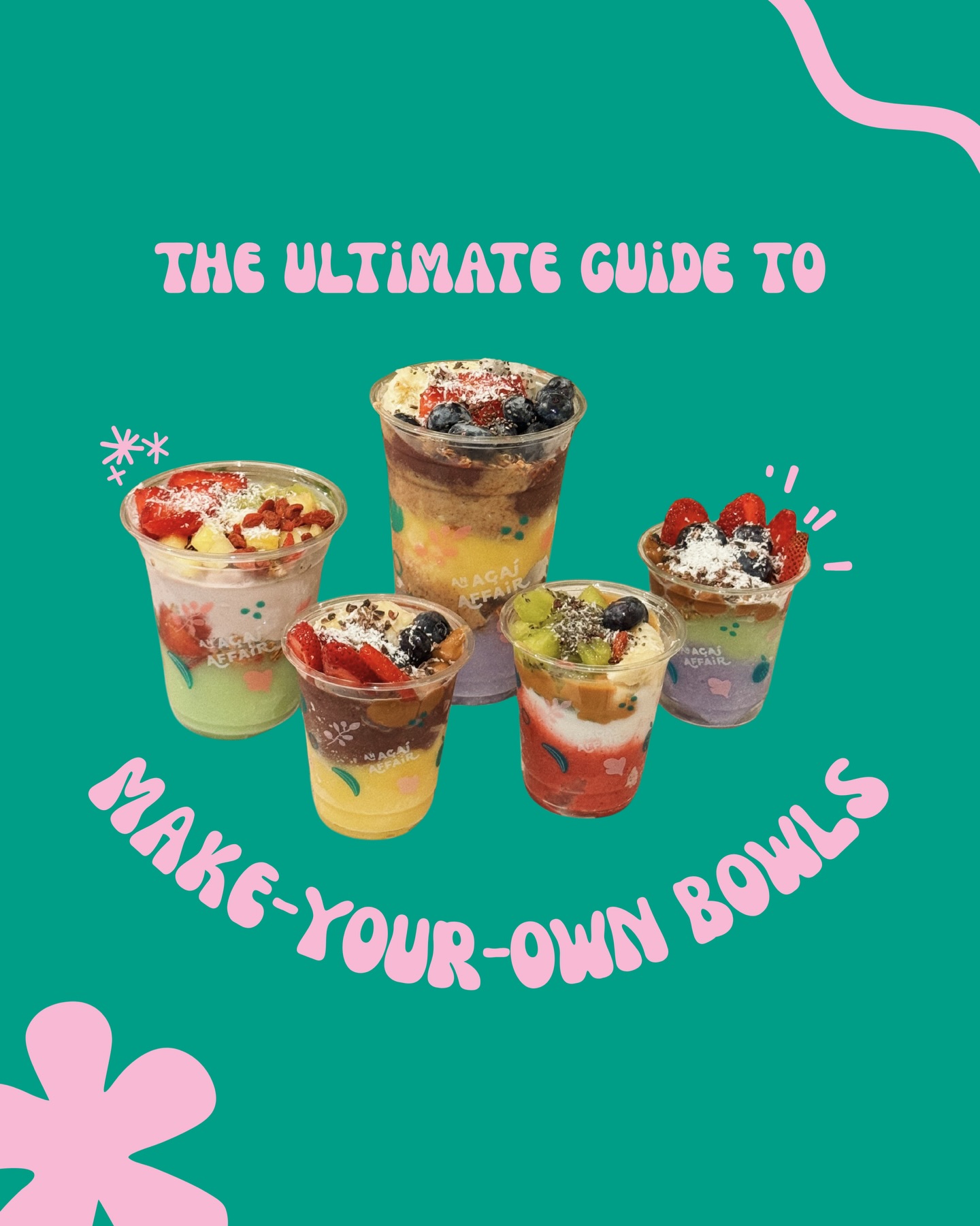 Build your dream bowl your way - with unlimited bases, fruits and toppings, the combinations are endless 🥣✨
Swipe through to discover some of our favourite combinations and save this guide for your next visit! 🤎