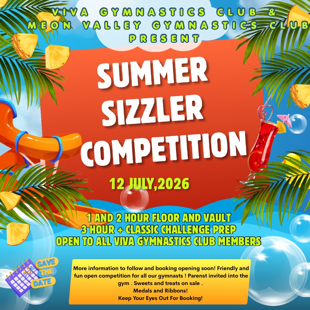 We are soooooo excited! In the 12th of July we will be holding a classic challenge prep comp for our 3-14 hour squad andddddd a joint floor and vault comp with @meonvalleygymnastics ! This is a super exciting opportunity for our 1&2 hour recreational and our 3+ hour progressional squads to have a fun filled fantastic afternoon along side the Meon valley gymnasts ! Detailed emails will be sent out by the end of the week with alll the info you'll need. Book on now via the website!