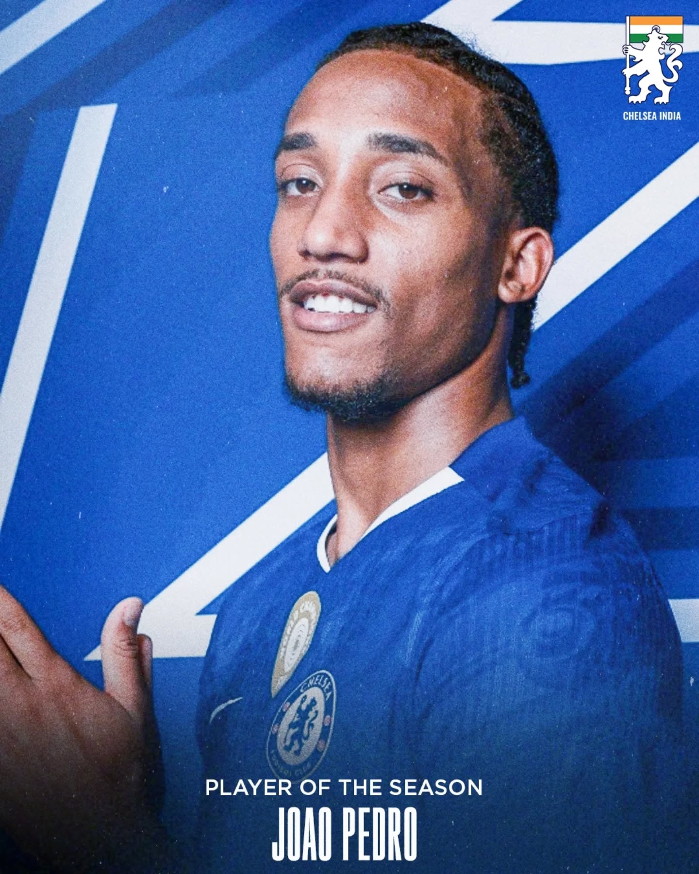 Your @chelseafc Men’s Player of the Season - @joaopedro.oficial! 💙🏆
A season full of quality, passion, and big moments - deservedly voted by the Blues faithful. 👏
#ChelseaFC #CFC #JoaoPedro #ChelseaIndia #IndiasBlueArmy