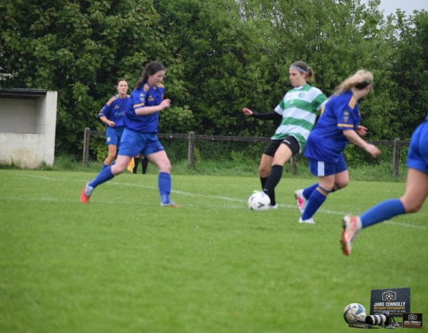 Images from tonights @sofresh_entertainment Womens division game between @arlington.afc v @kilcockcelticfc 18/05/2026