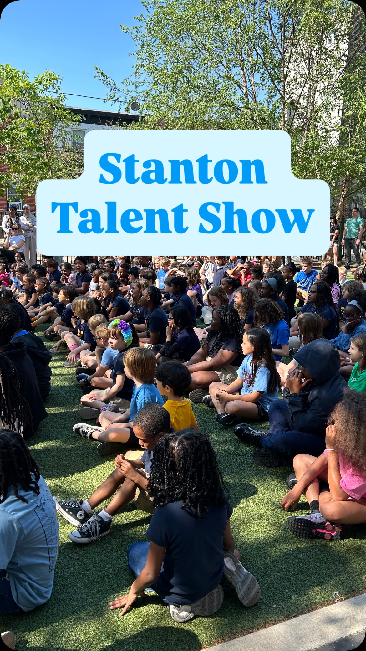 Stanton’s got talent! Stanton Middle School government organized a Talent Show, and the students showed off their skills: singing, dancing, piano, gymnastics, weird body tricks, even ventriloquism! What an awesome new tradition and a supportive community.
🎶 💃🏿 🤸♀️ 🎹
