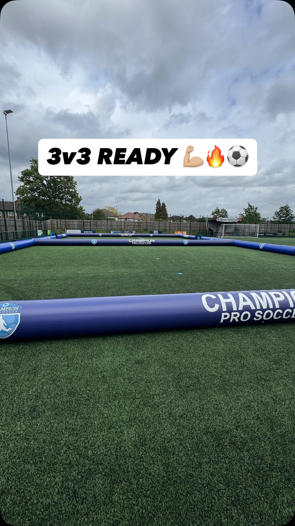 3v3 ready 💪🏼🔥⚽️
Fast feet. Quick goals. Non-stop action. Welcome to the Champion Pro Soccer 3v3 arena 🏟️🤩
📆 WEDNESDAYS
⏰ 5pm-6pm
📍 Cobham Football Club
👦 Players aged 6-14