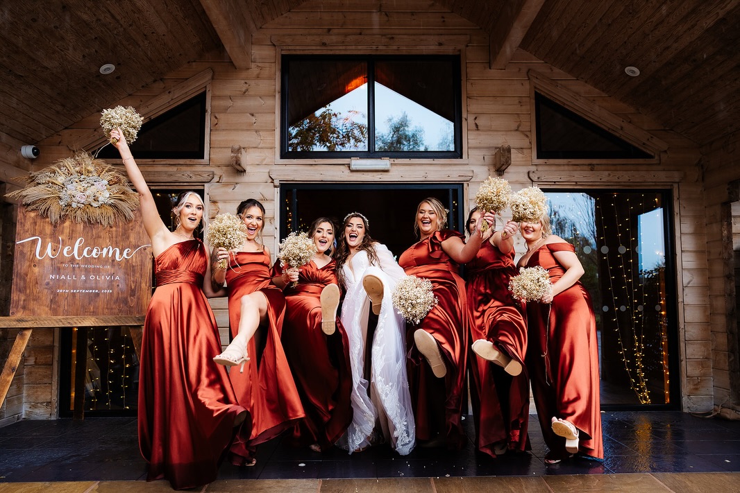 We just love it when the bridesmaids match the decor 🧡✨
Olivia & Neill chose burnt orange tones throughout their wedding day, and we love how beautifully everything came together - from the styling and dried flowers to the bridesmaid dresses. It made the whole day feel so cohesive and intentional.
Such a gorgeous wedding to be part of at @styallodge 🤍
Beautiful photos by @jonnydraperphotography 📸
#BurntOrangeWedding #WeddingDecorUK #BridesmaidInspo #URURAMoments #CheshireWedding