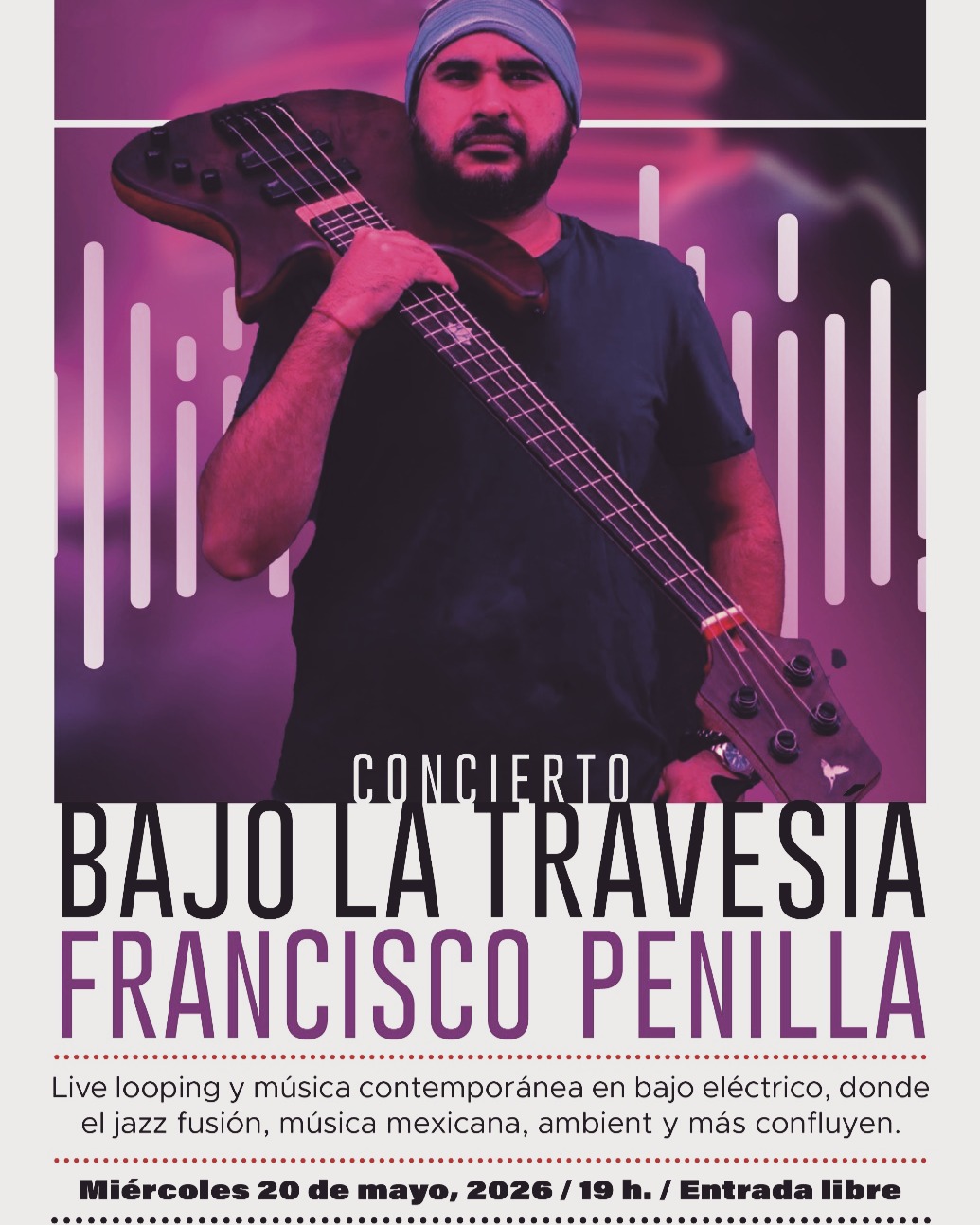 Para mis amigos y conocidos de Oaxaca, nuestro primer recitalito de loop en esta biblioteca. Miércoles 7:00 pm
@bibliotecahenestrosa @lv.contemporaryart
#oaxacamexico #livelooping #bajo #bassmusic #musicamexicana❤️