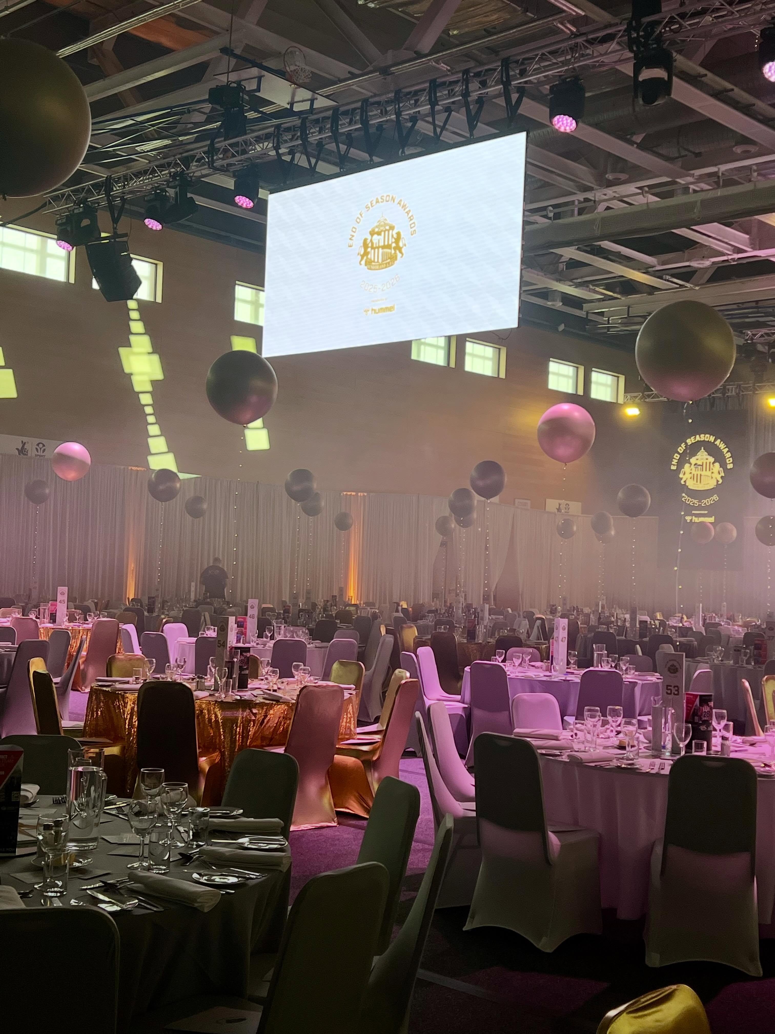 ๐ดโช๏ธ SAFC End of Season Awards โช๏ธ๐ด
Last night, we had the pleasure of supporting with waiting and bar staff for the stunning SAFC awards at the Beacon of Light!
Haโway the lads!!