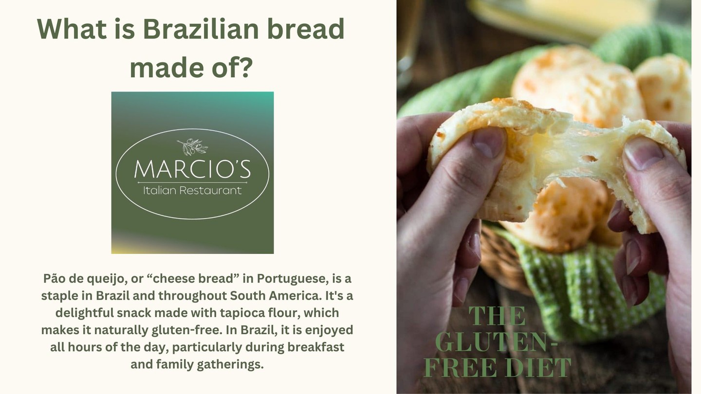 **A little taste of Brazil at Marcio's** 🇧🇷
Have you ever tried **pão de queijo**?
These warm, golden cheese breads are a much-loved Brazilian classic — crisp on the outside, soft and wonderfully chewy on the inside, with a rich, savoury cheese flavour in every bite. Made from tapioca flour, they're naturally gluten-free and utterly moreish.
At Marcio's Italian Restaurant in Bedford, we're proud to bring you this Brazilian speciality alongside our Italian favourites. Perfect as a starter, a little something to share, or a treat with your glass of wine.
Pop in and discover why pão de queijo is adored all across Brazil — we'd love to welcome you to the table.
📍 Marcio's Italian Restaurant, Bedford
Book your table today.
