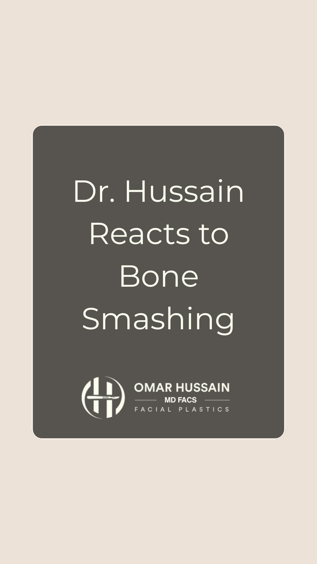 The internet’s latest “Looksmaxxing” Trend: Bone Smashing.
Dr. Hussain reacts to the viral practice and explains why intentionally creating facial trauma is not the same as true facial enhancement—and can potentially do far more harm than good.
#facialplasticsurgery #plasticsurgeryeducation #bonesmashing #beverlyhillsplasticsurgeon #facialaestheticseducation