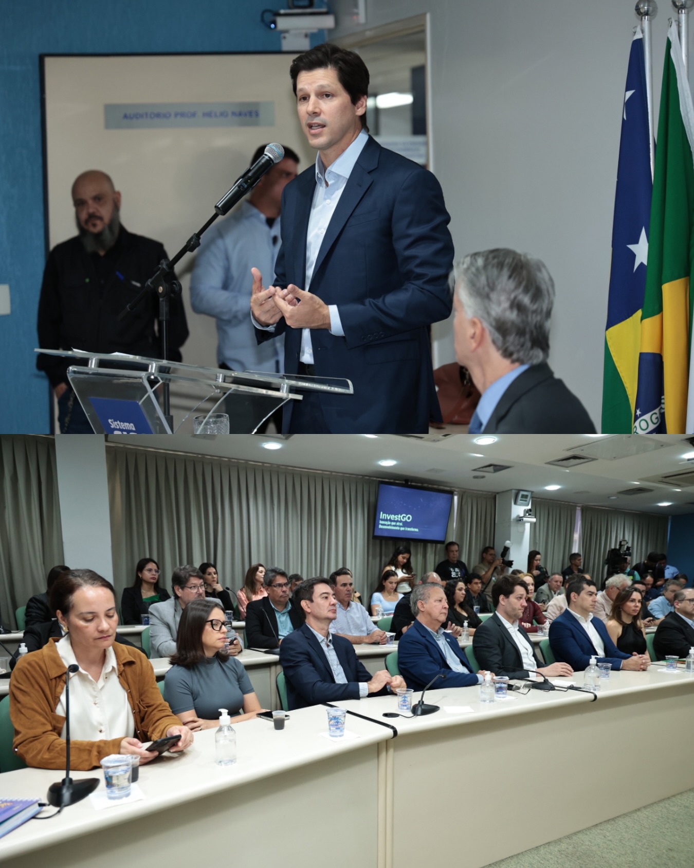 📈 Oportunidades para o desenvolvimento do setor farmacêutico goiano!
O SINDIFARGO participou de agenda institucional com a Agência de Atração de Investimentos do Estado de Goiás (InvestGo), em parceria com o BID, com o objetivo de buscar oportunidades para o desenvolvimento do Arranjo Produtivo Local (APL) Farmacêutico em Goiás.
A presença do sindicato na reunião reforça o compromisso com o fortalecimento da indústria farmacêutica, por meio da atração de investimentos, incentivo à inovação, acesso ao conhecimento e formação de profissionais altamente capacitados para atender às demandas do setor.
A iniciativa contribui para ampliar a competitividade da cadeia produtiva farmacêutica e impulsionar o desenvolvimento econômico regional.
🤝 Juntos por Anápolis!
#SINDIFARGO #InvestGo #IndústriaFarmacêutica #AnápolisGo
