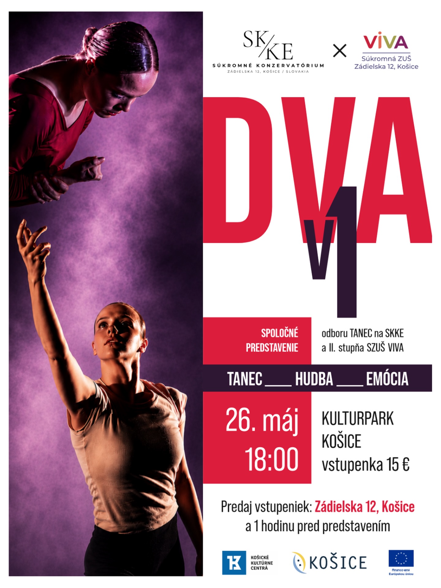 🔥DVA v 1
Spoločné predstavenie odboru tanec na SKKE a II. stupňa @szusviva
🤩🤩🤩
Tešíme sa na Vás