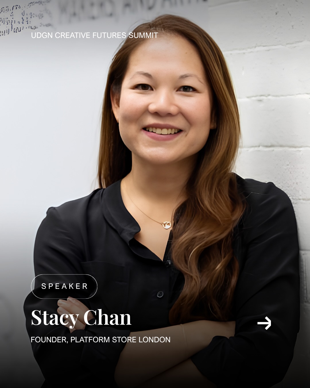 Meet Our Creative Business & Investment Speaker Stacy Chan
We are thrilled to have Stacy joining us at the UDGN Creative Futures Summit 2026.
Stacy made one of the most compelling pivots in fashion, from a decade in investment banking and private equity to building her own luxury accessories label, and then founding PLATFORM Store, a permanent retail destination in Marylebone championing independent, sustainable designers.
At the Summit, Stacy will join our Creative Business, Funding & Investment panel, sharing what fashion founders need to truly understand about building commercially resilient businesses, navigating retail, and making the financial decisions that turn a creative idea into a lasting brand.
This is the kind of conversation that changes how you think about your business.