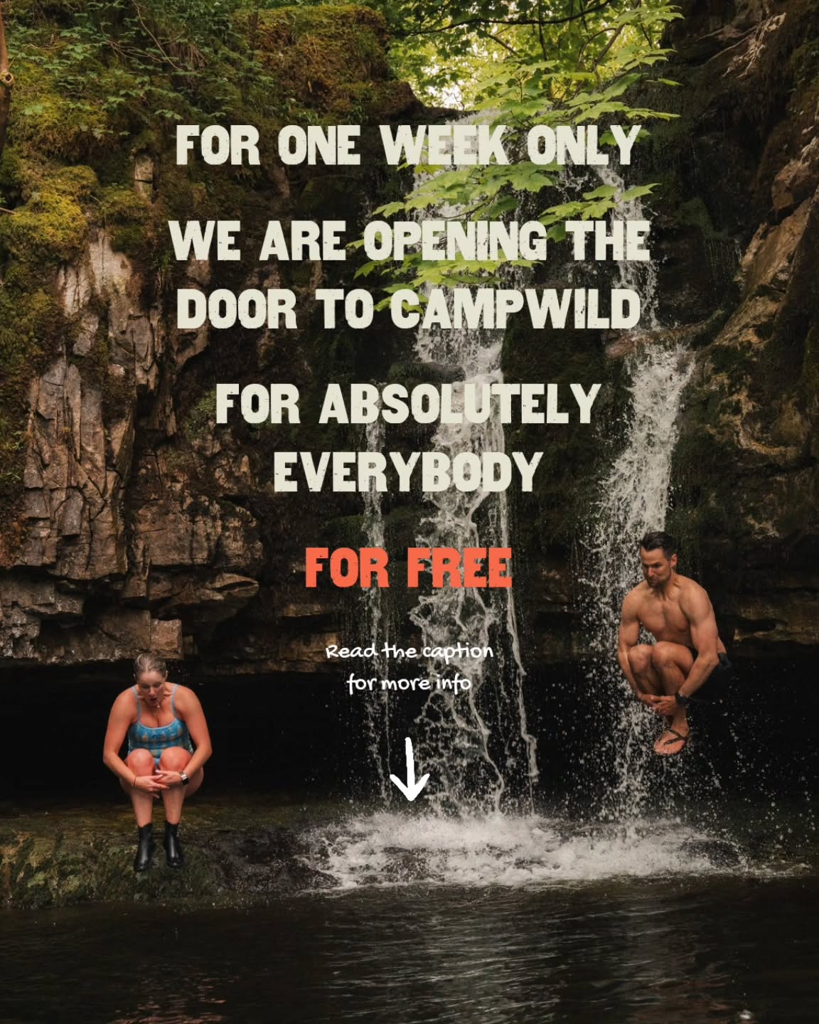 Oohhhh this is the BIGGEST thing we have ever done 💥
For the first time ever, we’re opening the doors to CampWild in a completely new way...
From May 25th, in just one weeks time & for 7 days only, you’ll be able to step inside CampWild, explore every single one of our 250+ Wild Spaces profiles, discover (and book!) our brand new bothy and start planning your summer outdoors… completely for free.
No upfront payment.
No commitment on day one.
Just a chance to properly get in & experience what CampWild is all about.
If you find a Wild Space you love, book an adventure and become part of the community, your membership will continue as normal.
But if it’s not for you, you can simply cancel within 7 days and you won’t be charged.
We’ve never done this before. It is a pretty big deal for us & we are pretty excited about it 🫡
Ohh.. and alongside it, we’ll also be opening bookings for our very first fully CampWild Bothy 👌🏼🙋♂️🙋♀️
Want to be sent the link to join FOR FREE next monday? Comment CAMPWILD & your wish is our command 🫱🏼🫲🏽🏕
Launching May 25, let's gooo
#campwild #camping #summer #outsideisbetter #wildcamping