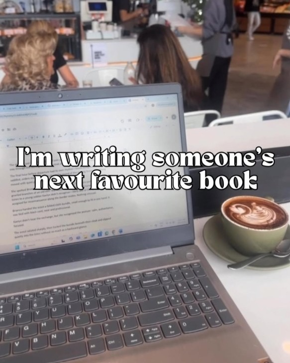I’m writing someone’s next favourite book.
Not rushing it. Not forcing it.
Just trusting the work and the timing ✨