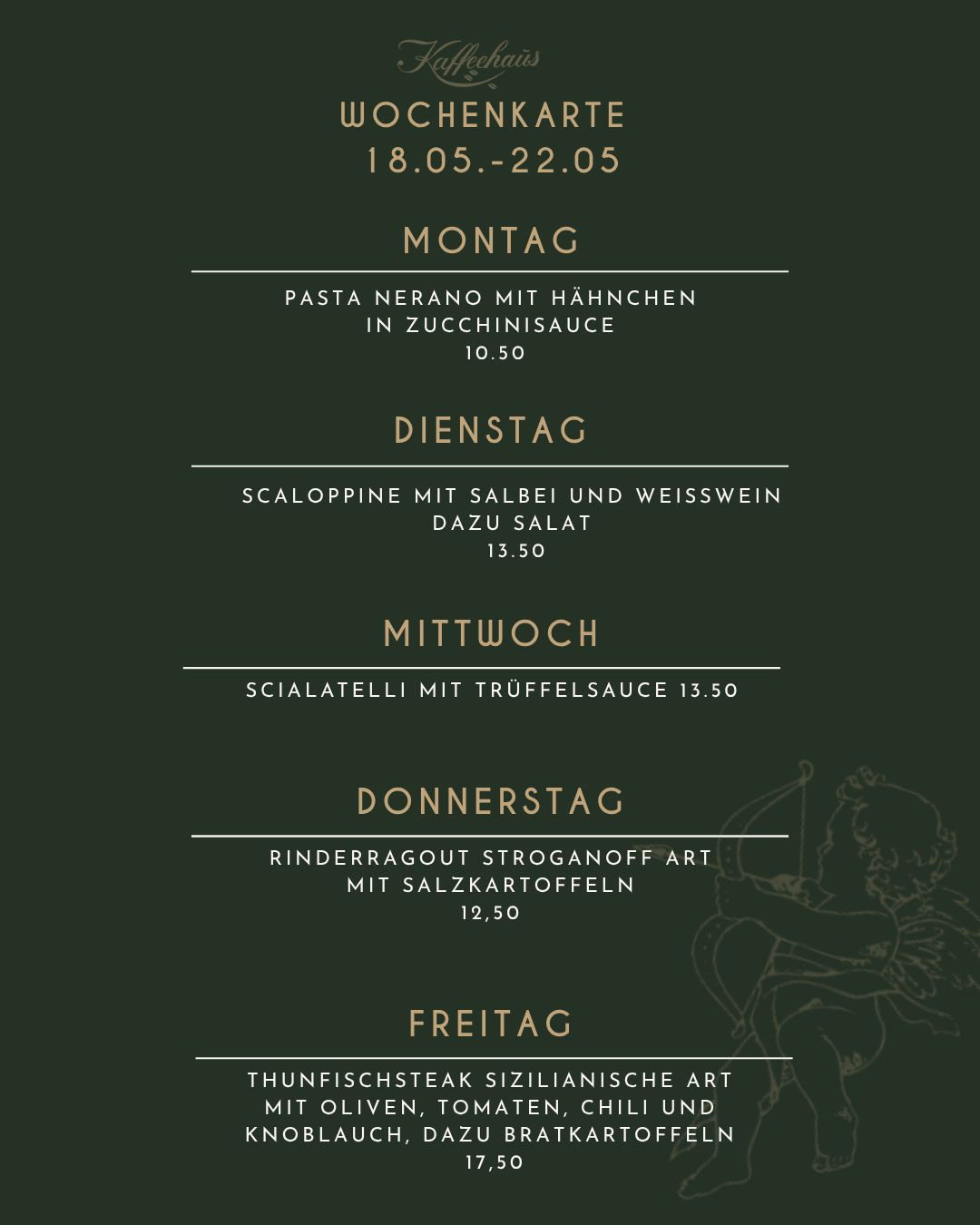 Frisch gekocht schmeckt die Woche einfach besser! 🧑🍳✨
Unsere neue Wochenkarte ist da!