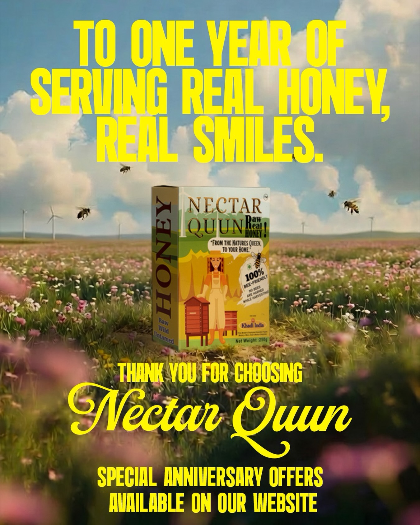 🎉 We’re turning ONE and the celebrations are sweeter than ever with Nectar Quun 🍯🐝
Thank you for making our first year so special 💛
It's time to celebrate with special offers
✨ Anniversary Offers ✨
▪️ 20% OFF with code: ONEYEAR
▪️ Buy 2 Get 1 FREE with code: ONEMORE
⚠️ For Buy 2 Get 1 FREE:
Add 3 items to your cart first, then apply the code ONEMORE — the discount for 1 item will be applied automatically.
Head on to our website with the link in the bio and order NOW!
#anniversarycelebrations❤️ #specialoffer #anniversaryoffer #oneyear #realhoney