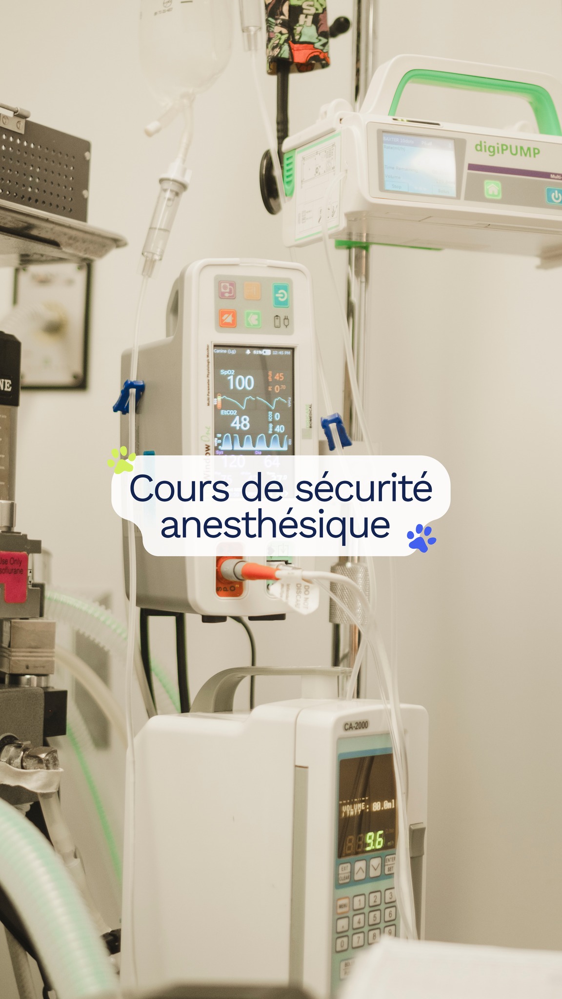 Lisa vous donne un petit cours de sécurité anesthésique!
À noter qu'elle n'est pas très fiable. 🫣