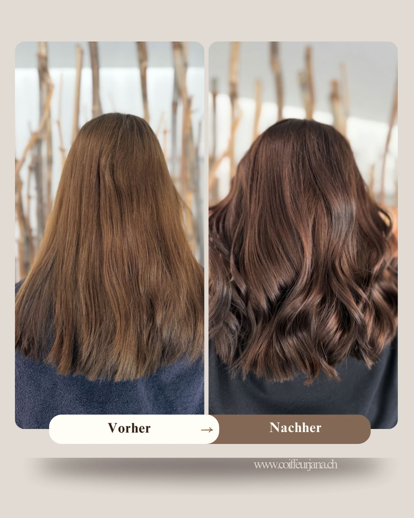 Brunette Glow ✨
Ein frischer, natürlicher Farbton mit wunderschönem Glanz und weichen Wellen 🤎
Die perfekte Veränderung für alle, die ihre Haare gepflegt und strahlend aussehen lassen möchten.
📩 @coiffeurjana_
🌐 www.coiffeurjana.ch
📞 +41 78 261 55 47
#coiffeurjana #brunettehair #hairtransformation #glossyhair #brownhair