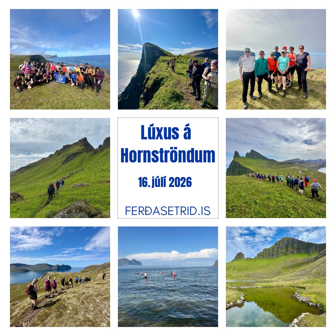 Við vorum að bæta við 4 sætum í þessa á Hornstrandir. Sigling, trúss á farangri, göngur, sjósund, jóga, jóga nidra, gong, matur og grillveisla. Hægt að bóka 👉 https://www.ferdasetrid.is/hornstrandir
