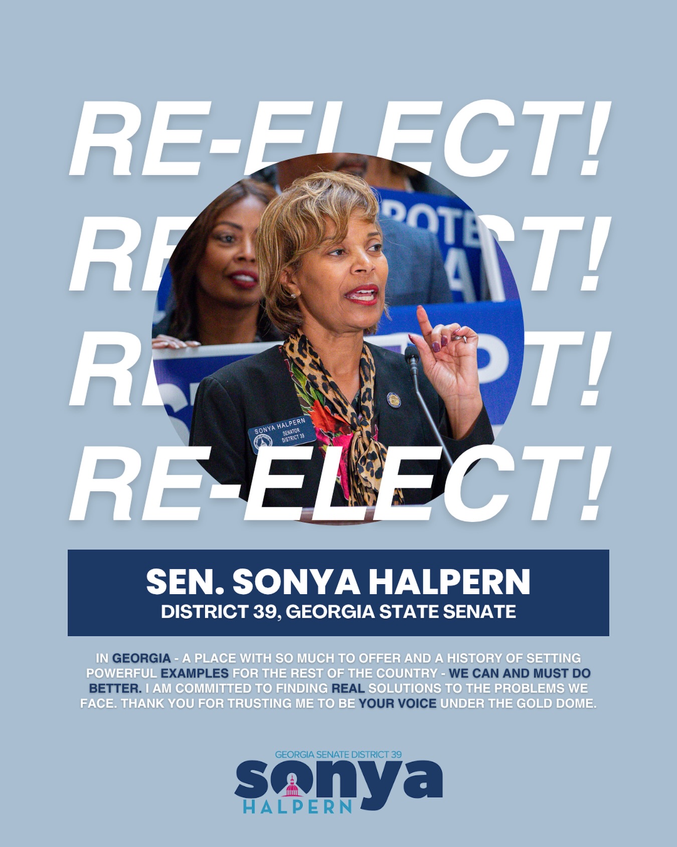 Tomorrow is Election Day, and your voice matters more than ever. As your State Senator, I want to encourage every eligible voter to make a plan, know your polling location, and understand your rights before heading to the polls.
In Georgia - a place with so much to offer and a history of setting powerful examples for the rest of the country - we can and must do better. I am committed to finding real solutions to the problems we face. Thank you for trusting me to be your voice under the Gold Dome!
Voters can use several forms of acceptable ID, including a Georgia driver’s license, state ID card, U.S. passport, military ID, tribal ID, or voter identification card. Don’t let confusion or misinformation stop you from participating in our democracy!
Voting is more than a right — it’s a responsibility and an opportunity to shape the future of our communities, our families, and the next generation. Educate yourself, encourage someone else to vote, and make your voice heard tomorrow. 🗳️🇺🇸
#Vote #GeorgiaVotes #UseYourVoice #Democracy #Sonya4GA