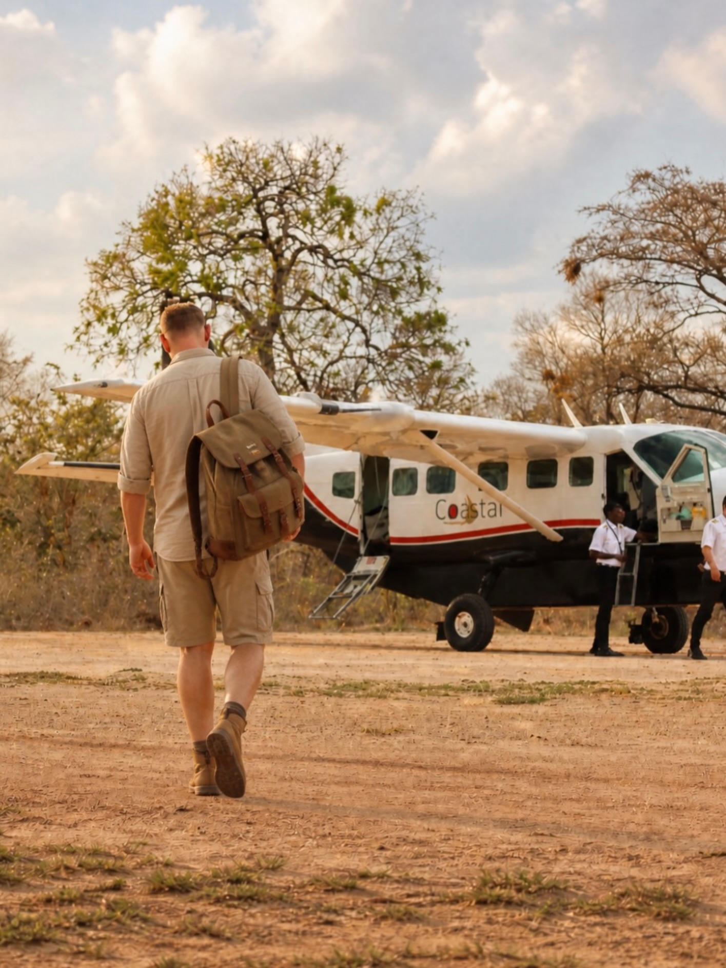 Arrive in style. The Wanyamapori Porini Camp can be accessed most comfortably by a short flight. Flights depart from Zanzibar or Dar es Salaam international airport daily. For the Porini Camp we recommend flights to Beho Beho airstrip in the heart of Nyerere National Park (Selous). Flights in rural Africa require teamwork and a lot of coordination. That’s why we are more than welcome to help and assist your booking with our trusted airline partners.