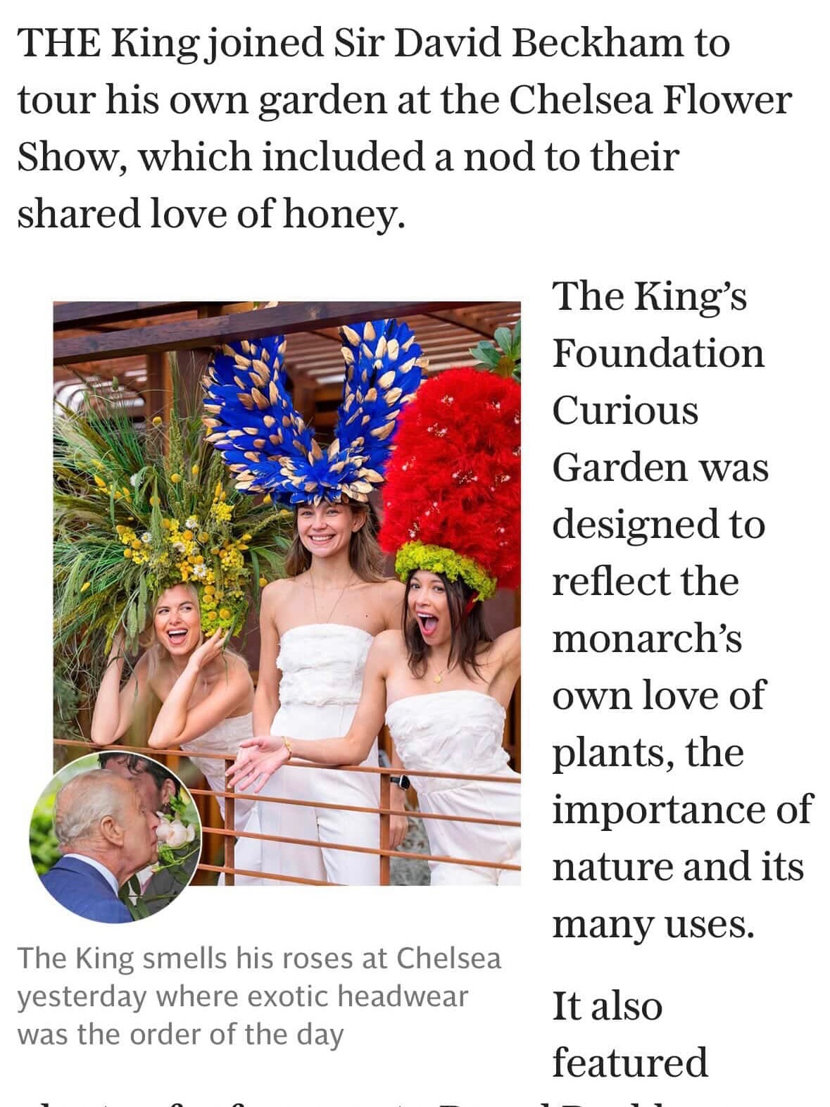 💐 Exotic headwear indeed 😂
#chelseaflowershow #london
