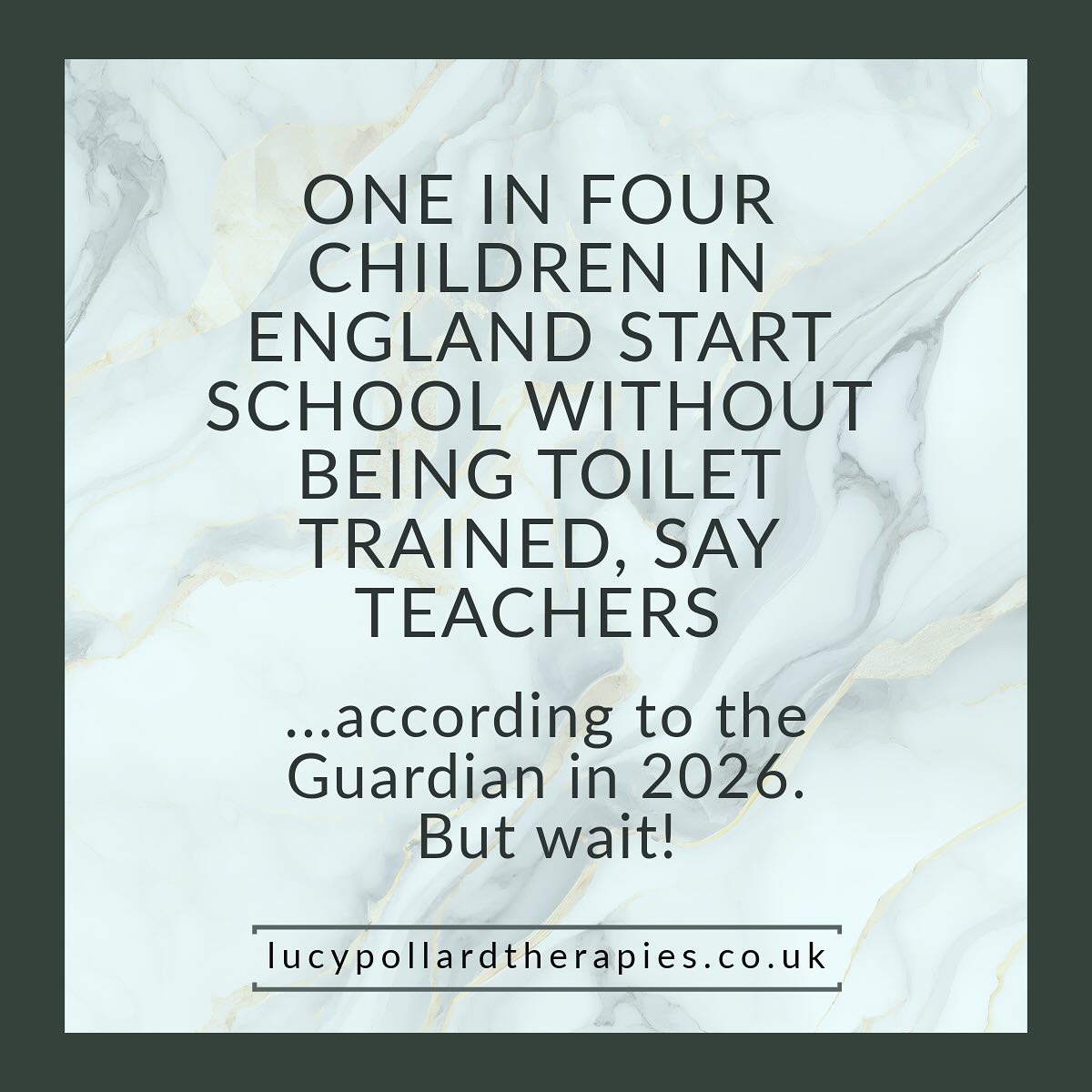 Thanks to @saradonnelly_3ls for inspiring this one!
Another year, another news cycle about increasing numbers of children starting school in nappies. The usual parent blaming, and rightful indignation in response.
Newspapers have got to stop reporting on survey results as though they are factual. The stories usually rely on perception-based, non-measured data, and then report as if they were objective population statistics. It’s a classic example of cognitive bias. And it gets repeated every year. Is anyone else sick of it?
I’ll link to various articles over the years in the comments if you’re feeling brave and want to read more…
Lucy Pollard Therapies