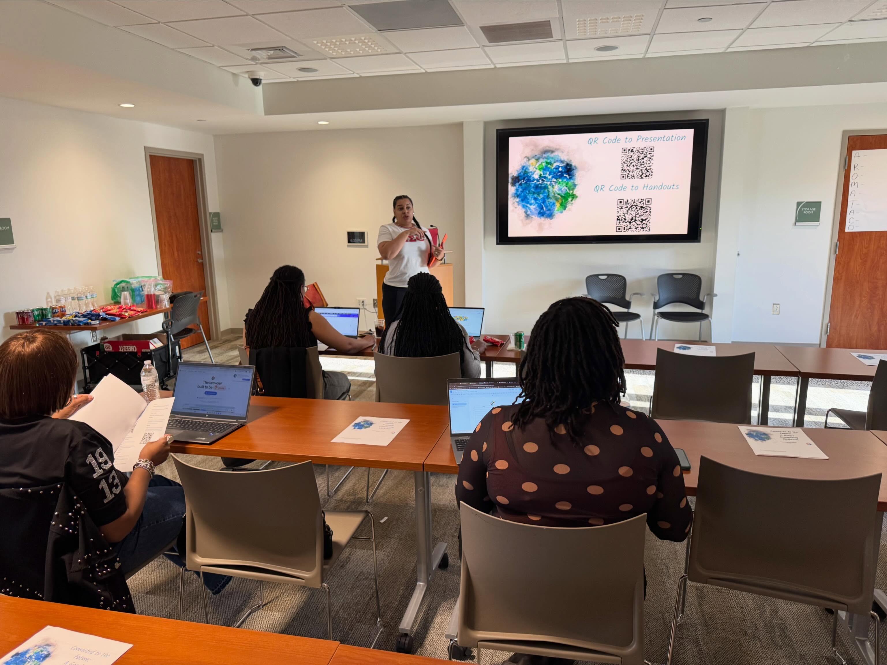 In an effort to help build technological skills, the Norfolk Alumnae Chapter of Delta Sigma Theta Sorority, Inc hosted Connected to the Future, A Google Community Workshop on Wednesday, May 13th at Jordan Newby library in Norfolk. The 2026 May Week committee collaborated with the chapter’s tech team to host an engaging session for the community, allowing participants an opportunity to ask questions, test knowledge and gain on site experience to improve their skills while working on a variety of Google platform applications.
#NACDST1929
#Service
#MayWeek
#Sisterhood