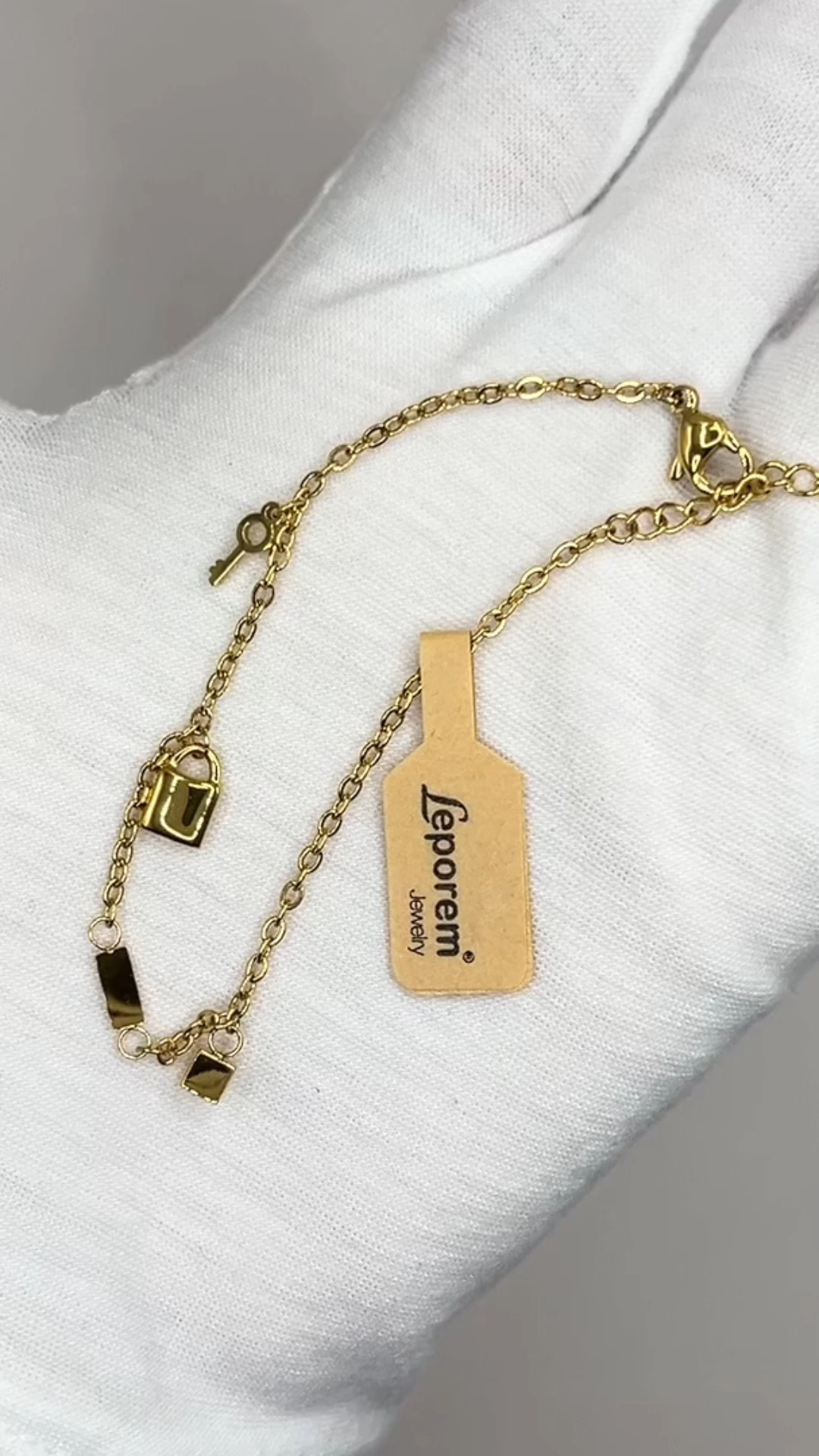 Lock in the good energy today. The Leporem padlock and key bracelet is that effortless statement piece you did not know you needed. Sleek, secure, and ready for whatever the day brings. Drop a yellow heart in the comments if you are obsessed with this gold vibe.
#Leporem #AestheticJewelry #DailyStack #GoldVibes #WristGame