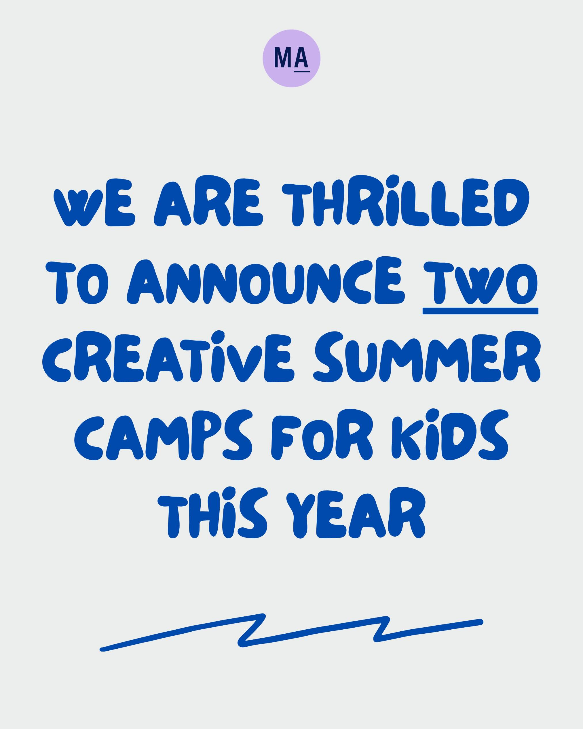 💜 SUMMER CAMPS NOW LIVE ON OUR WEBSITE 💜
Only 15 places per camp! Check it out at manningtreearts.com/story-den
