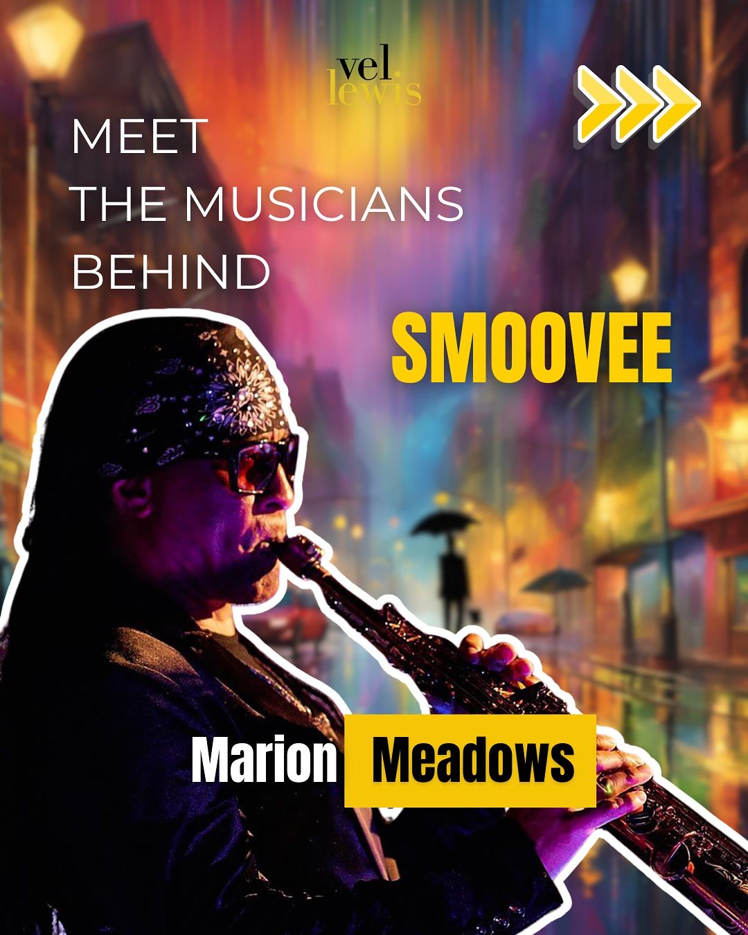 Meet Marion Meadows, the saxophonist behind ‘Smoovee’
Out May 22 on all digital platforms. Pre-save now.
Follow Vel Lewis Music for more!
#VelLewisMusic #Smoovee #jazz #hammondorgan #hamfam #organ #music #newsingle #marionmeadowws #saxophonist #presave #youtube #spotify #applemusic #amazonmusic