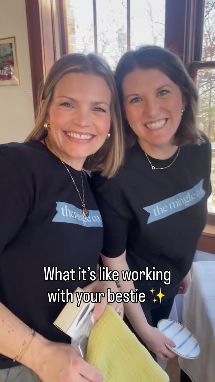 We’re just a couple of besties turning event chaos into something beautiful 🪩✨
Long days, lots of laughs, and teamwork that brings the vision and the good vibes. “Partying is our business” isn’t just a shirt… it’s the job description!
Ready to work with a team that makes planning fun? Tap the link in bio!
Event Planner Near Me, Party Planning, Women Owned Business, Support Small Business, Besties In Business, Reception Planning, Luncheon Planner, Arkansas Event Planner
#NWArkansasEvents #EventPlanner #EventDesign #WomenInBusiness #TheMingleCo