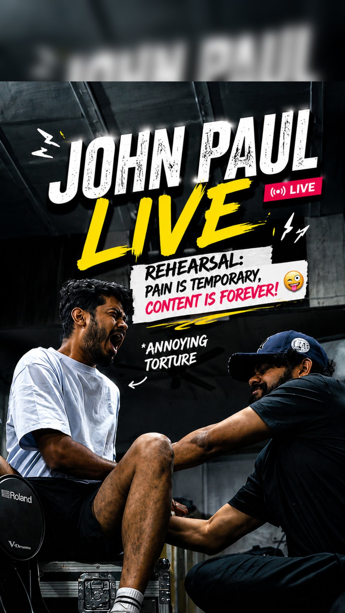 The chaos levels are increasing with every rehearsal and honestly… we might need supervision by 7th June. 🤡⚡️
More madness, more music, more stories, and probably more “annoying torture” still loading…
If you don’t want serious FOMO, grab your tickets NOW.
Link’s on the story .
Or just comment “Tickets” and we’ll slide into your DM like responsible citizens.
Edit by @youusandmemories
#show #kolkatadiaries #guitar #livemusic #artist