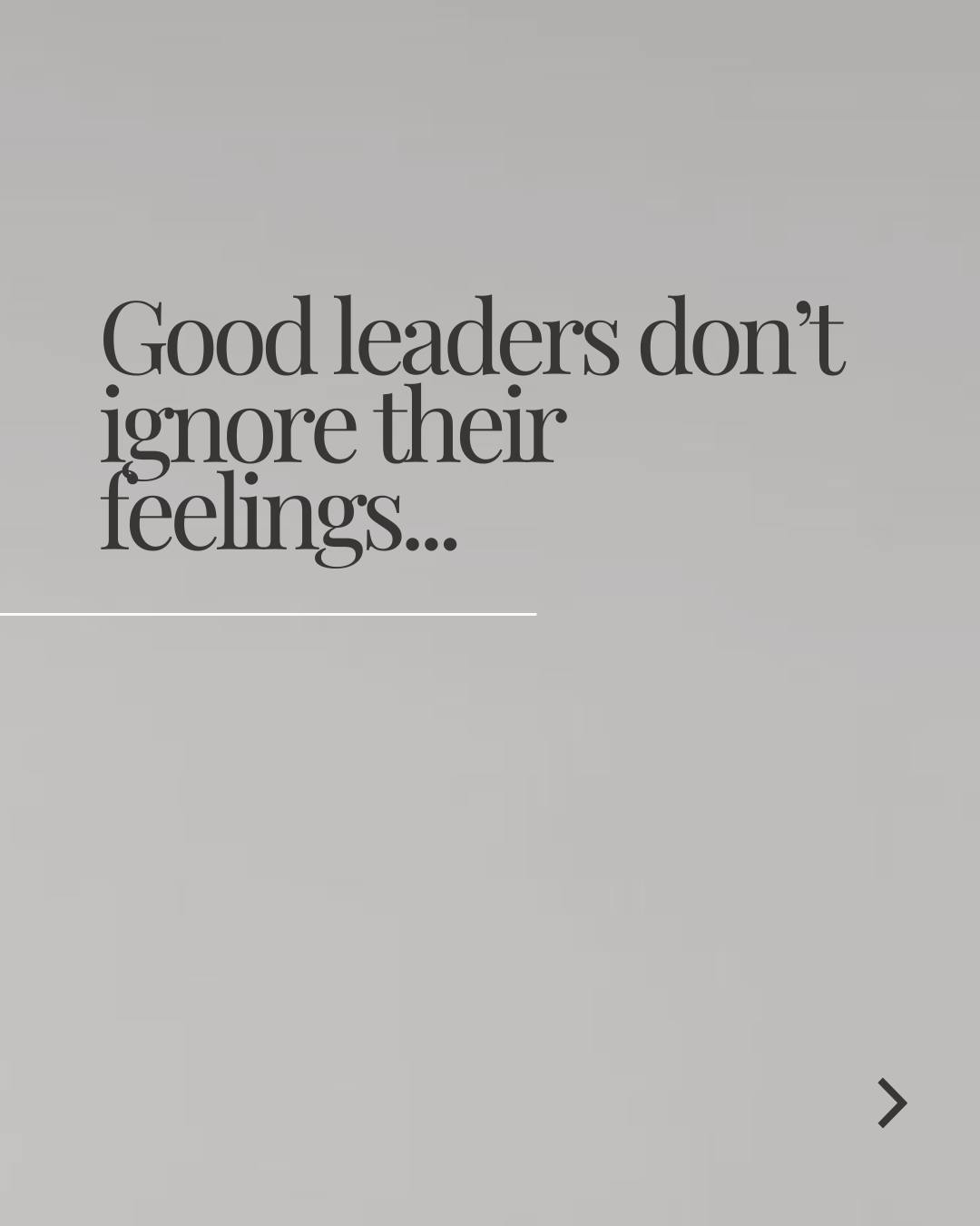 There are two common traps in leadership:
1. Ignoring your feelings
2. Letting them run the show
Neither leads to good decisions.
The strongest leaders do something different:
They slow down.
They get curious.
They use emotion as a starting point—not the final answer.
That’s where clarity comes from.
If you want a space to do that kind of thinking, I’d love to support you.
DM me “SUCCESS” and I’ll send you the link to book a 60-minute holistic leadership coaching call. It’s usually $185, for your first time it’s $49. This isn’t a sales pitch. It’s all about you.