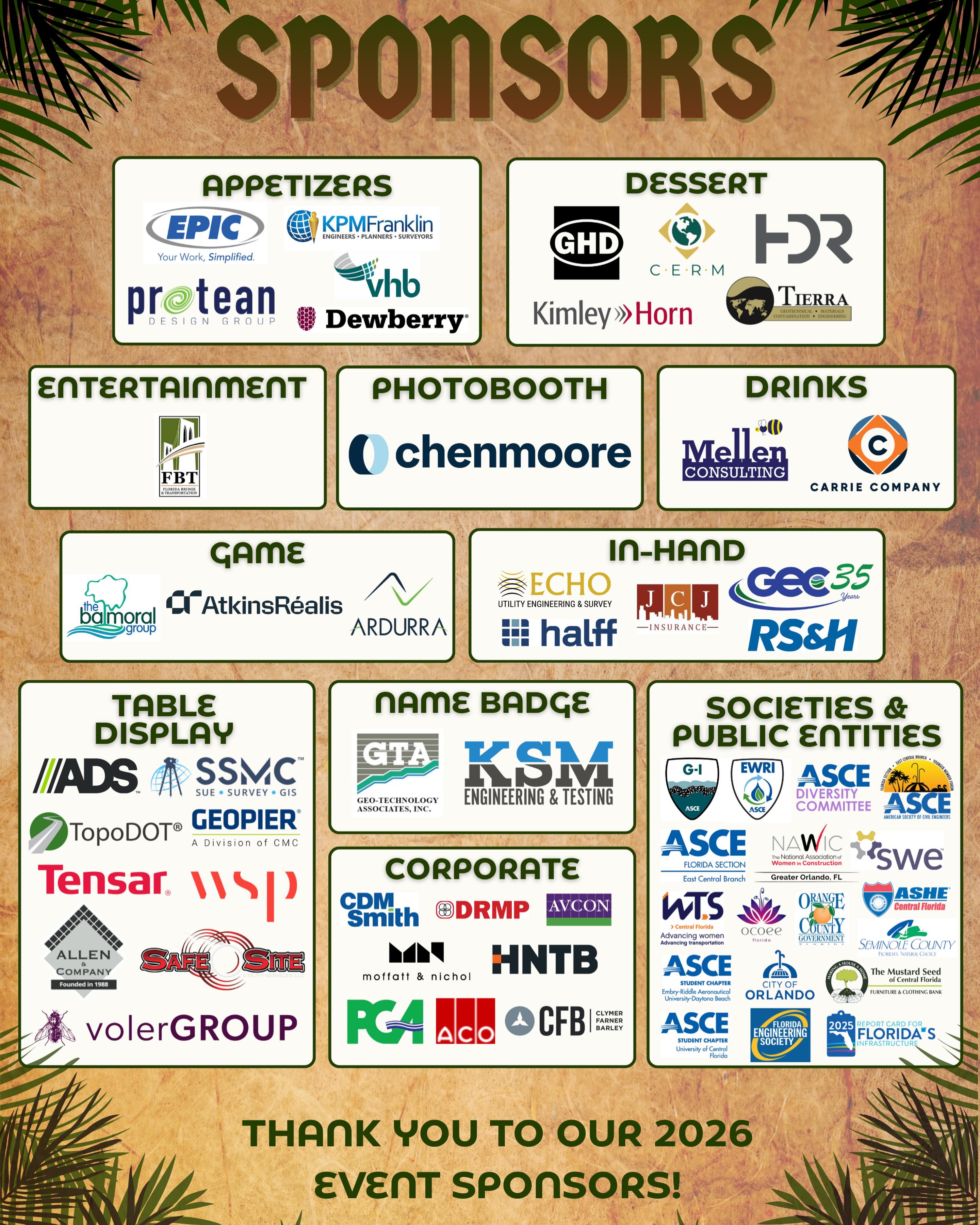 The 18th Annual ASCE ECB Icebreaker is tomorrow at the Orlando Science Center! We would like to take a moment to thank our many sponsors who make this event possible. We couldn’t do it without your support!
The Icebreaker brings together over 300 local engineering professionals for a night of networking, food, and fundraising. All proceeds benefit our scholarship fund, which supports local engineering students at UCF and Embry-Riddle.
Missed the chance to register? Walk-up registration will be available at the door for $100.
#asce #asceecb #networking