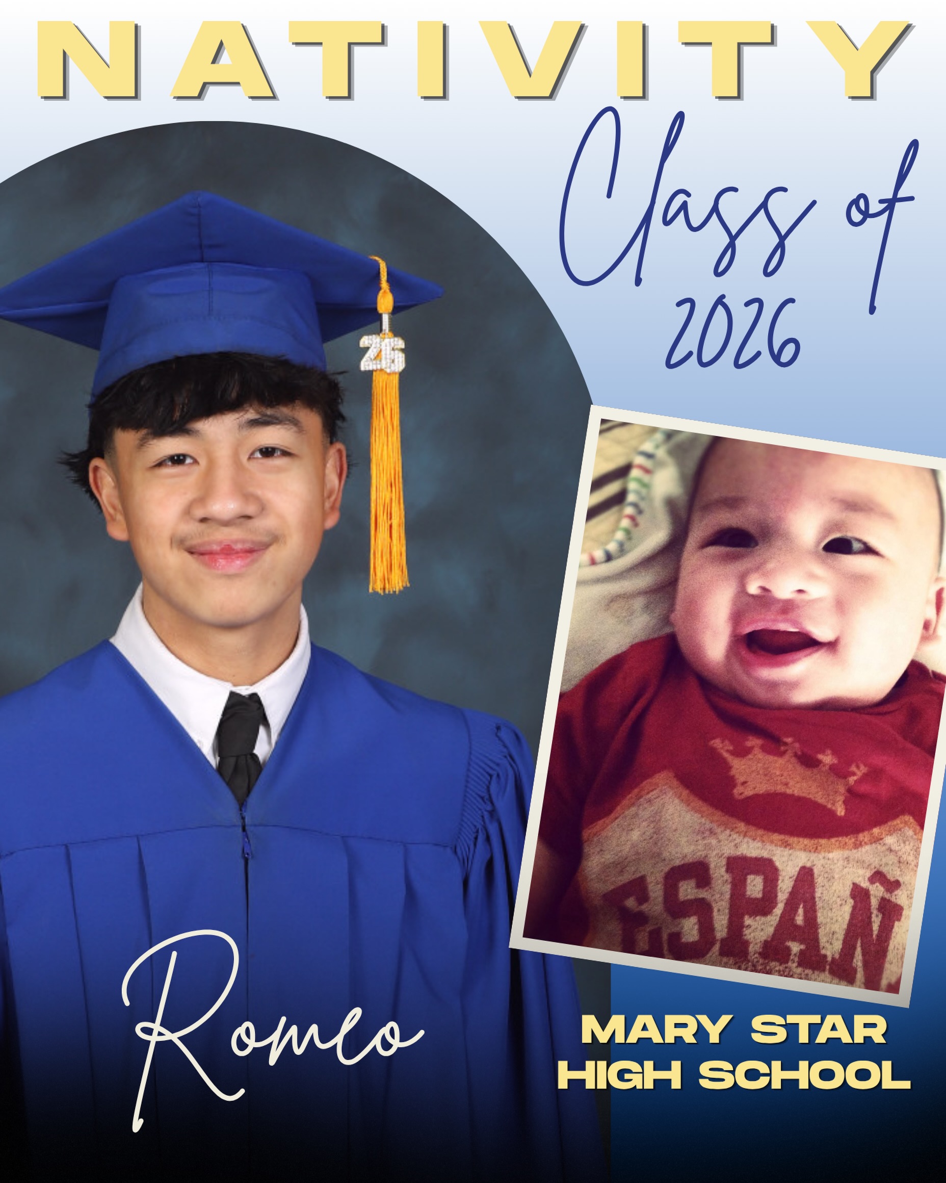 Over the years, it has been an absolute privilege to watch you grow into the thoughtful, talented, and resilient leader you are today. Thank you for making our school a better place. Cheers to the next big adventure in high school! Congratulations, Romeo! Once a Bruin, Always a Bruin πππ»π