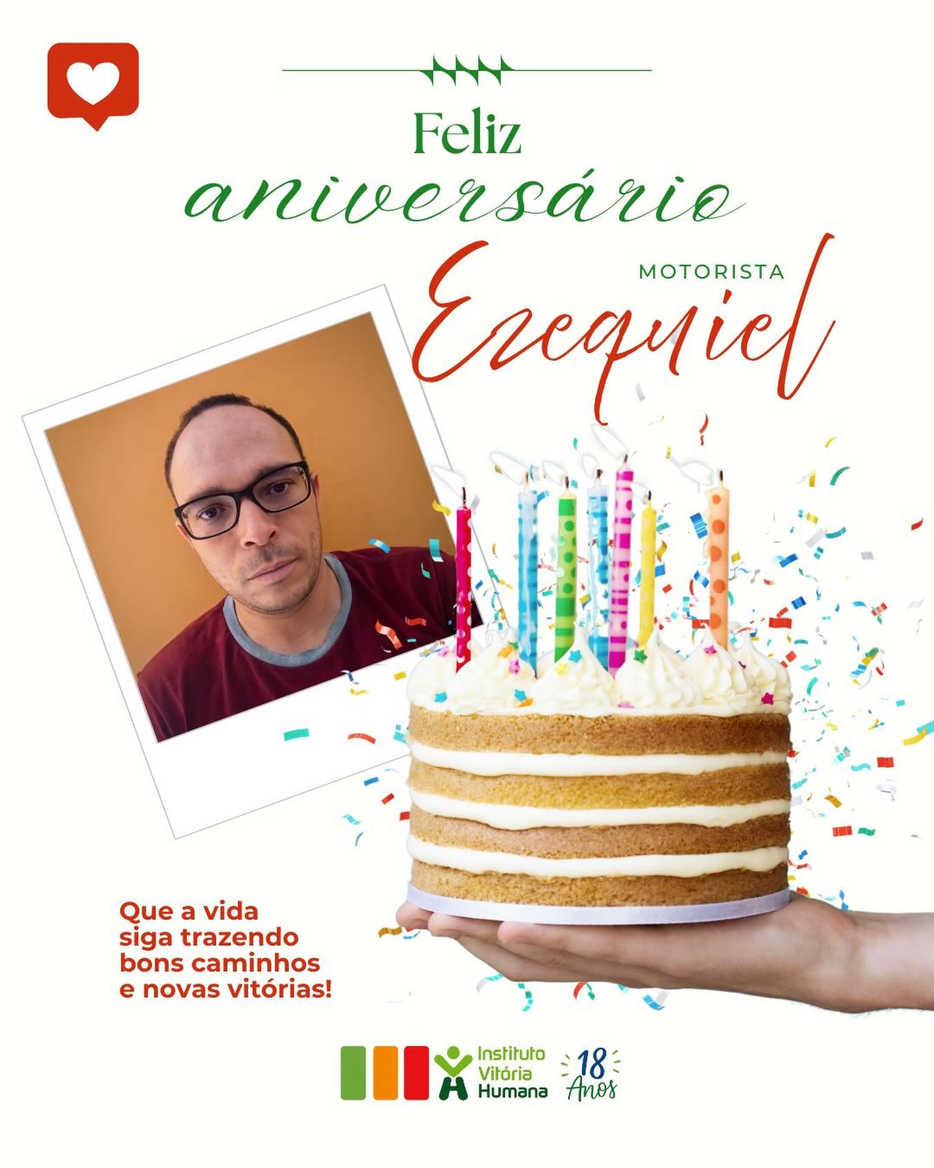 Hoje é dia de celebrar quem faz a diferença.
No Instituto Vitória Humana, cada pessoa da equipe é valorizada por aquilo que constrói todos os dias: cuidado, responsabilidade e transformação na vida de muitas crianças e adolescentes.
Porque é no trabalho de cada um que tantas histórias encontram novos caminhos.
#institutovitoriahumana #ivh #parabéns #vitoriadesantoantao
